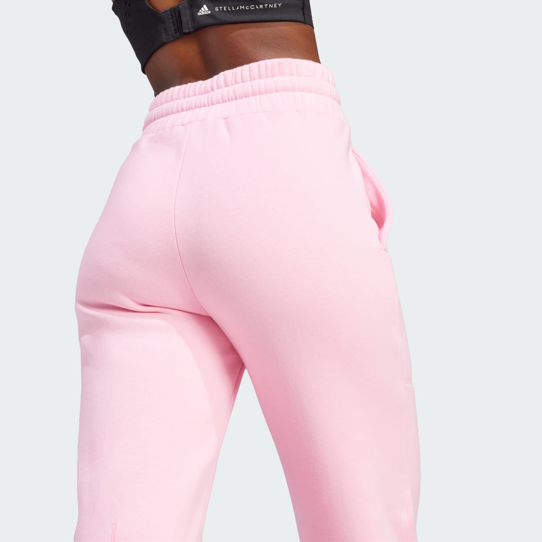 adidas adidas by Stella McCartney Fleece Sweat Pants - Pink