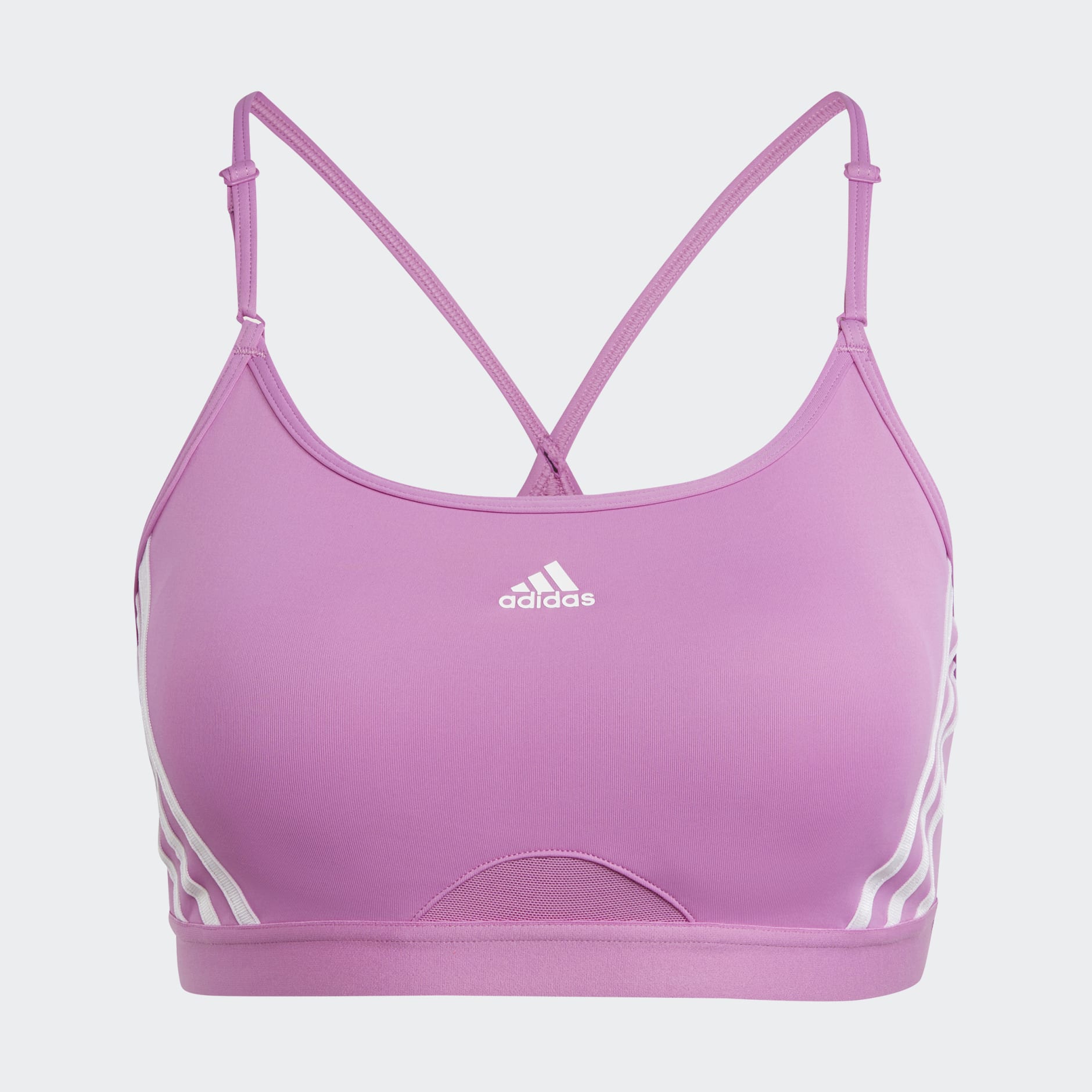 حمالة الصدر adidas Aeroreact Training Light-Support 3-Stripes