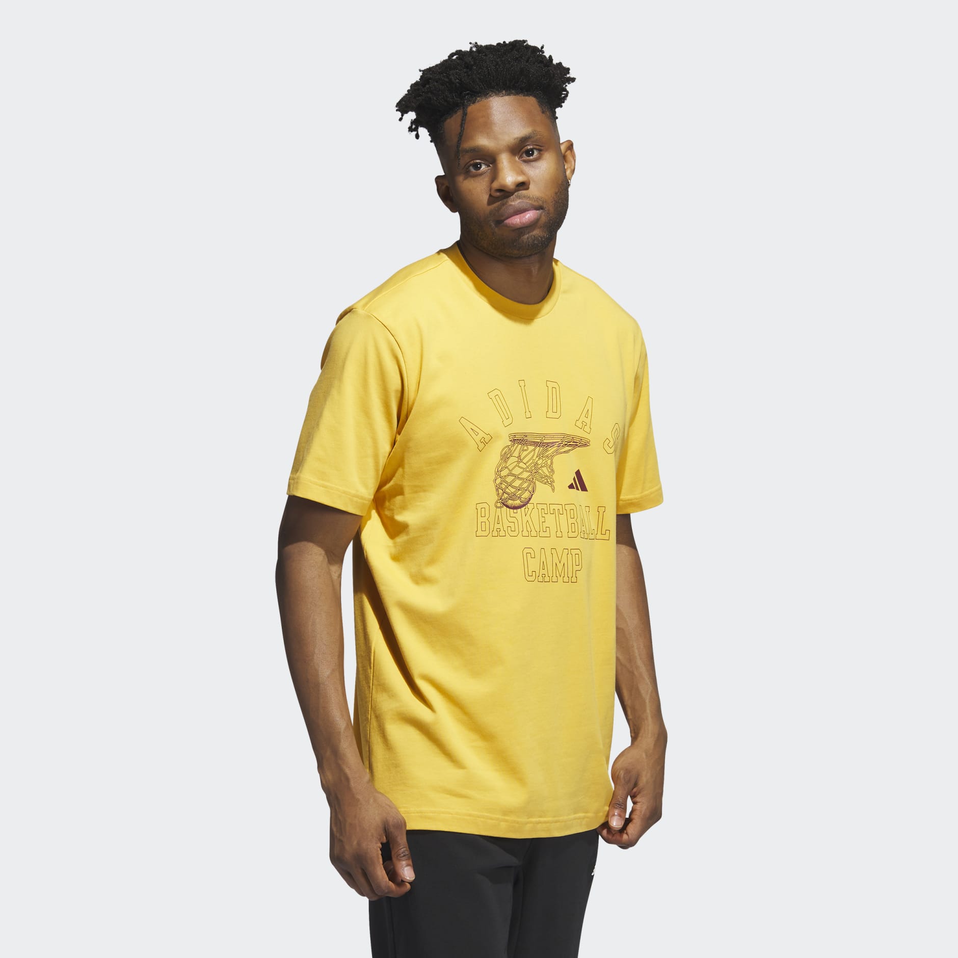 adidas Summer Camp ABC Tee Yellow adidas UAE