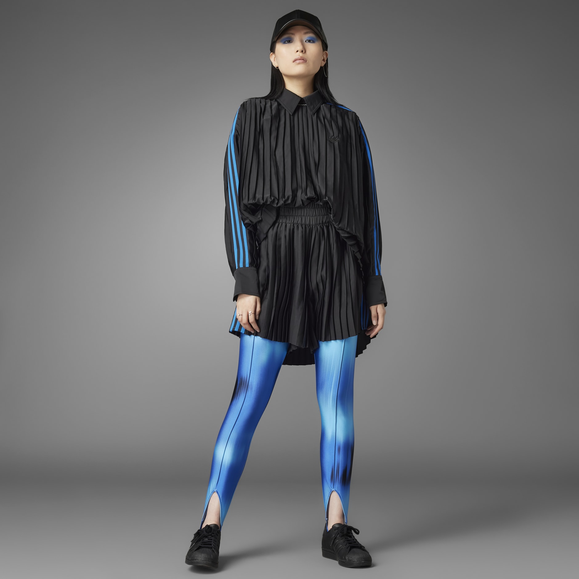 شورت Blue Version Pleated