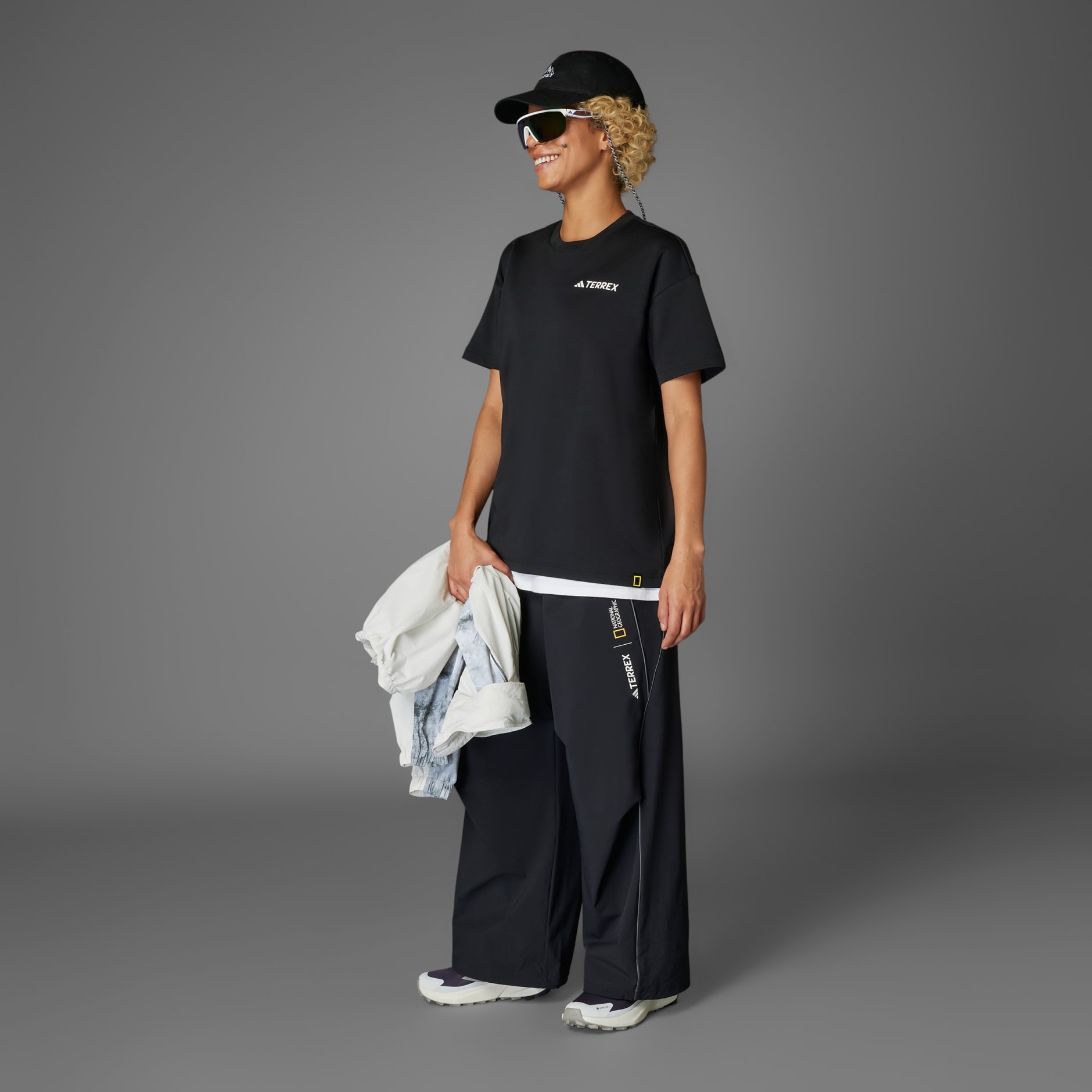 adidas National Geographic UF AEROREADY 圖案 T 恤