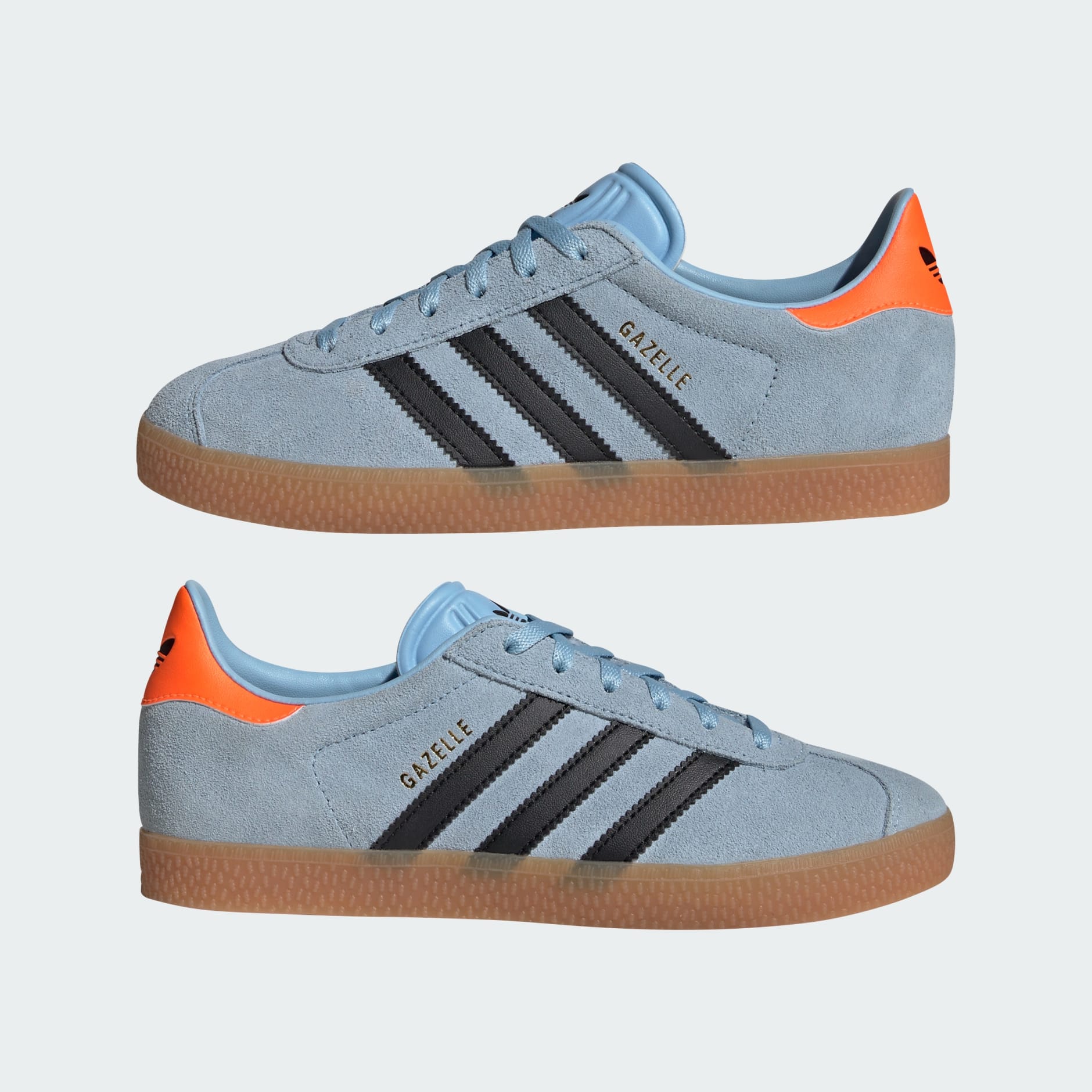 Adidas gazelle kids blue best sale