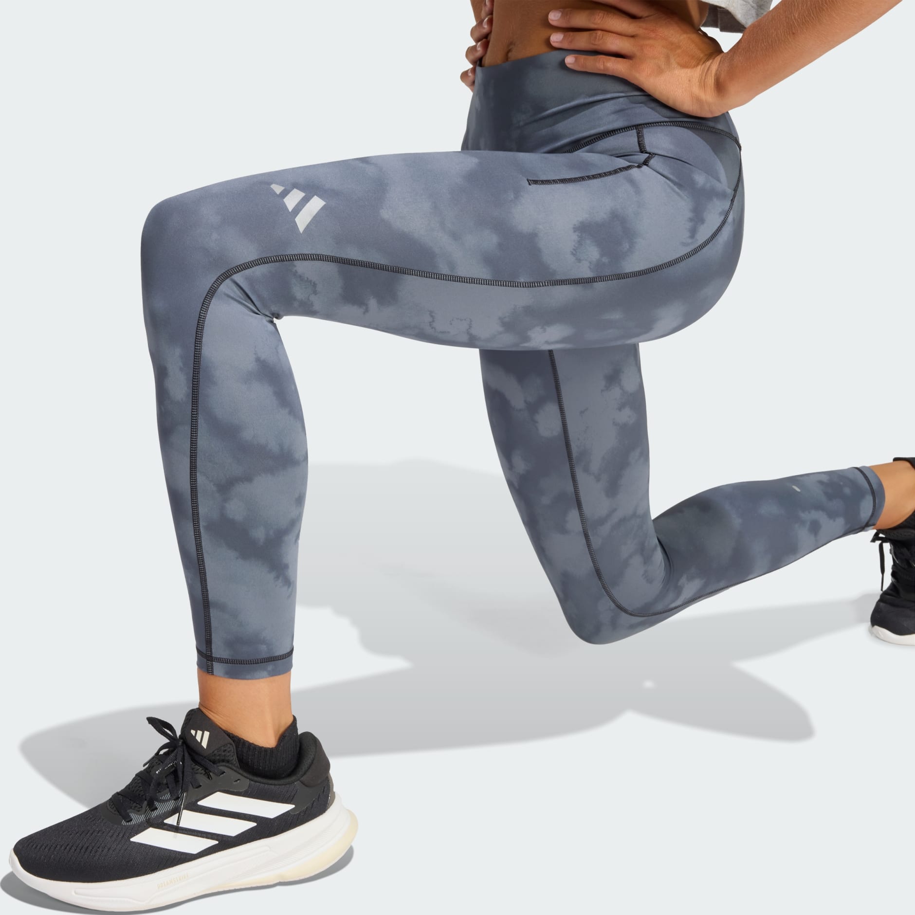 Legging de running 7/8 adi365 Climacool AOP