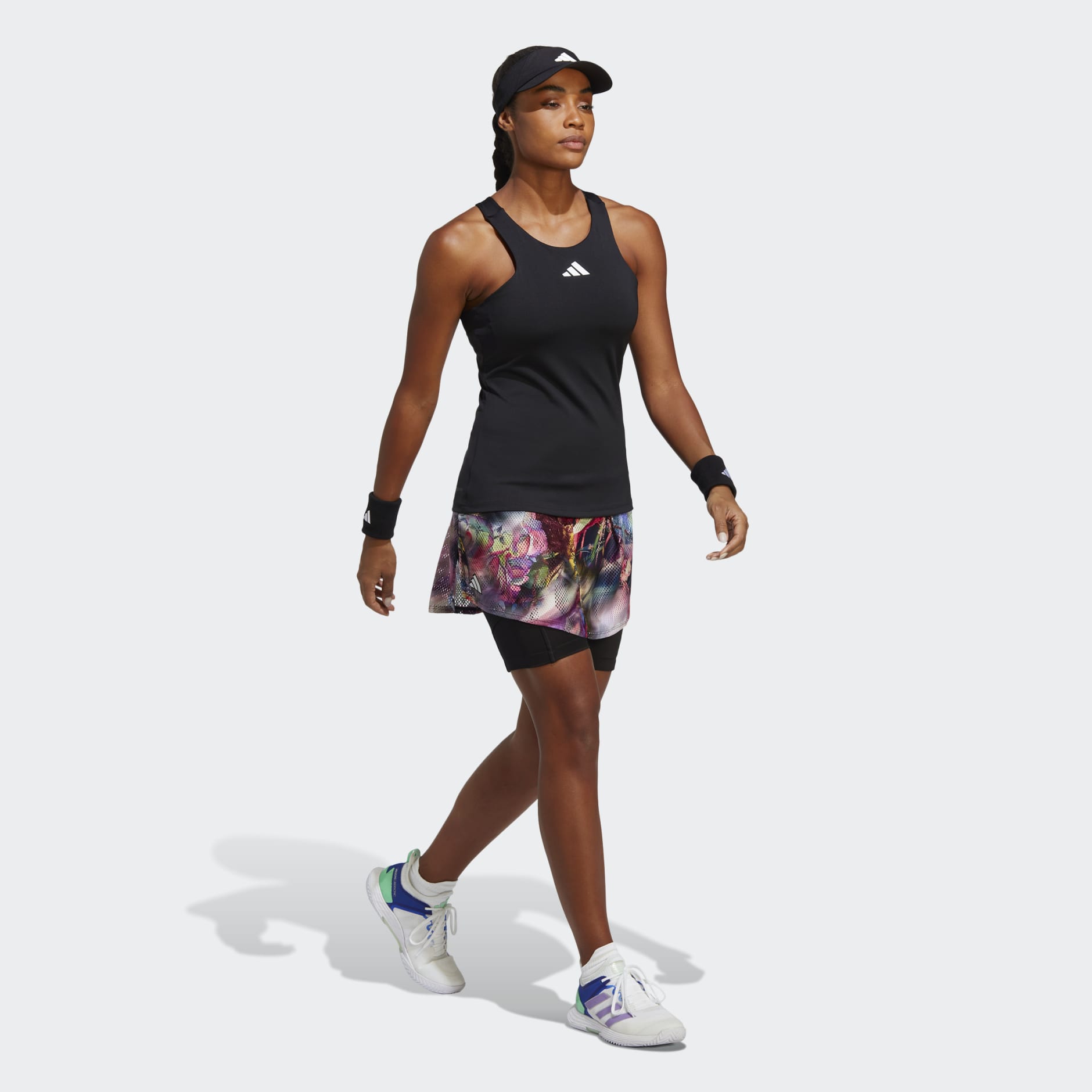 adidas Tennis Y-Tank Top - Black, Women's Tennis
