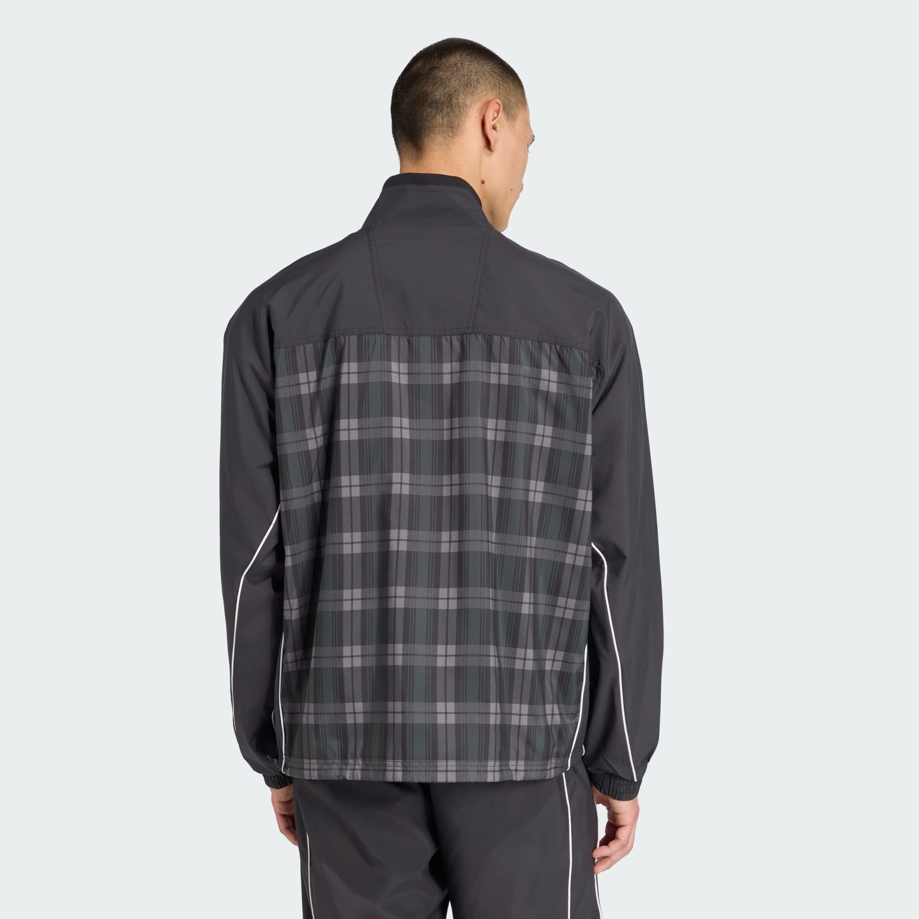 Tartan Loose Track Top