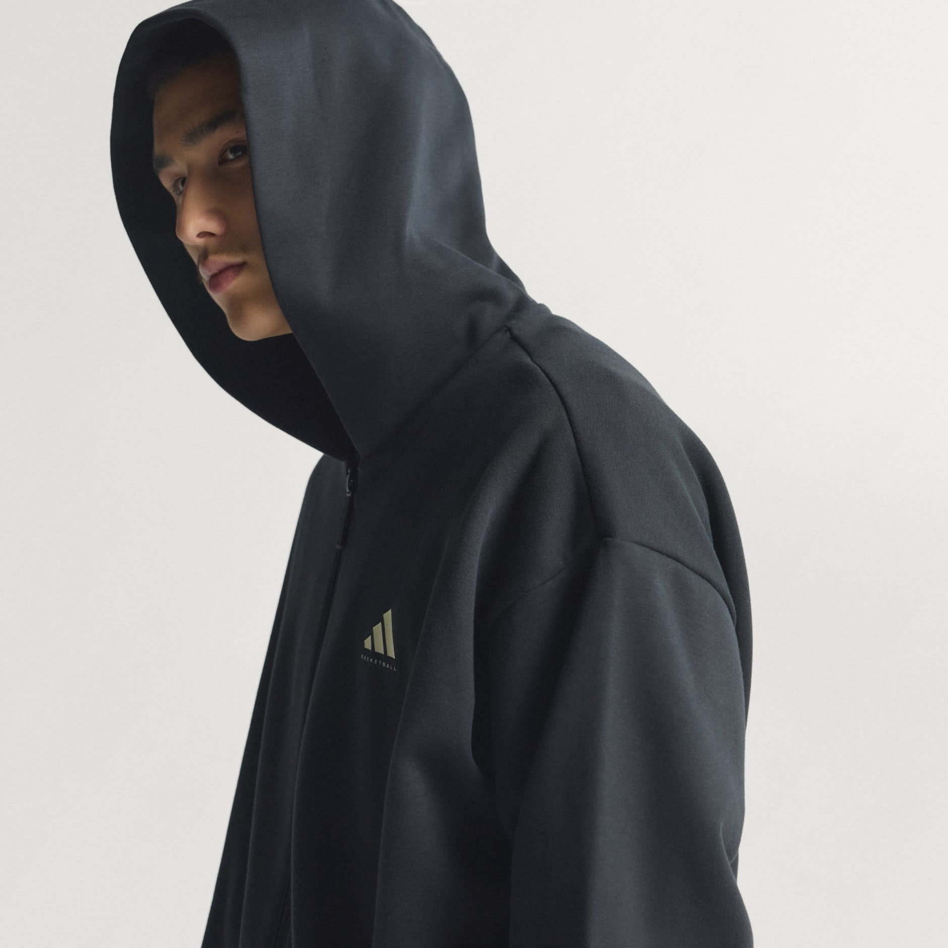 Veste &agrave; capuche zip int&eacute;gral adidas Basketball (Non genr&eacute;e)