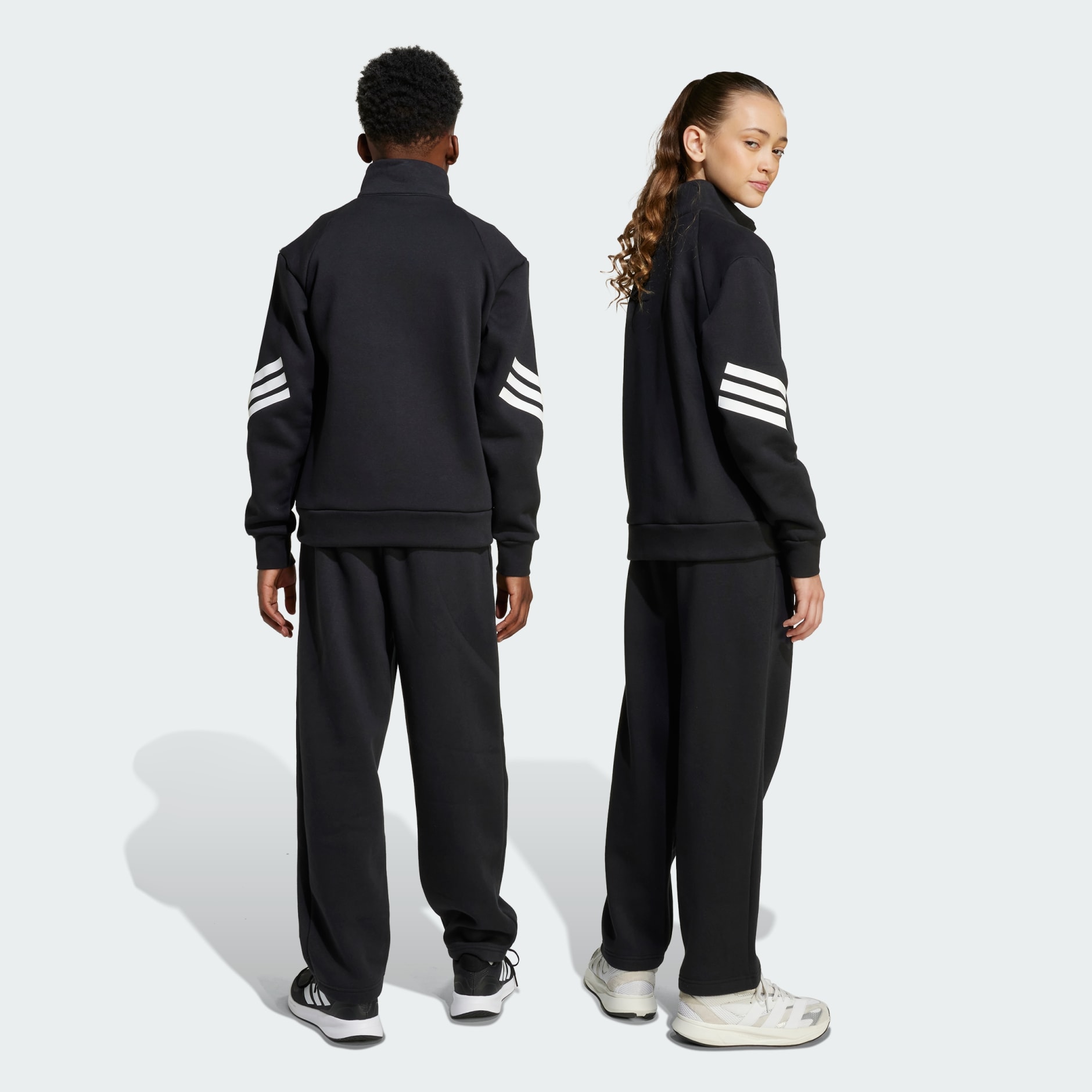 adidas Future Icons 3-Stripes Half-Zip Tracksuit Kids