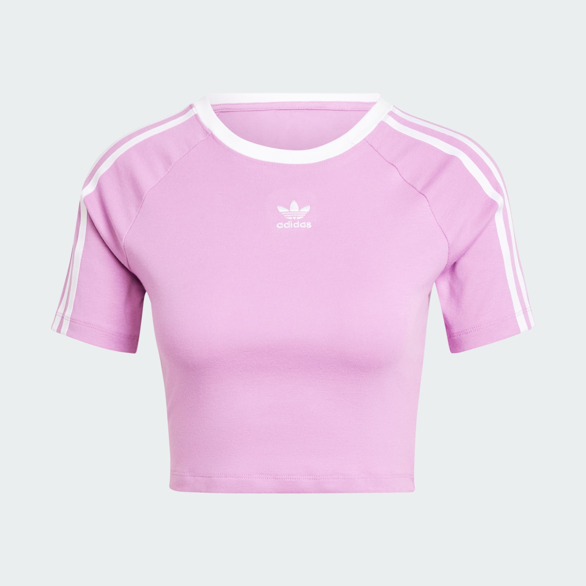 CLOTHING - 3-Stripes Baby Tee - Purple | adidas Oman