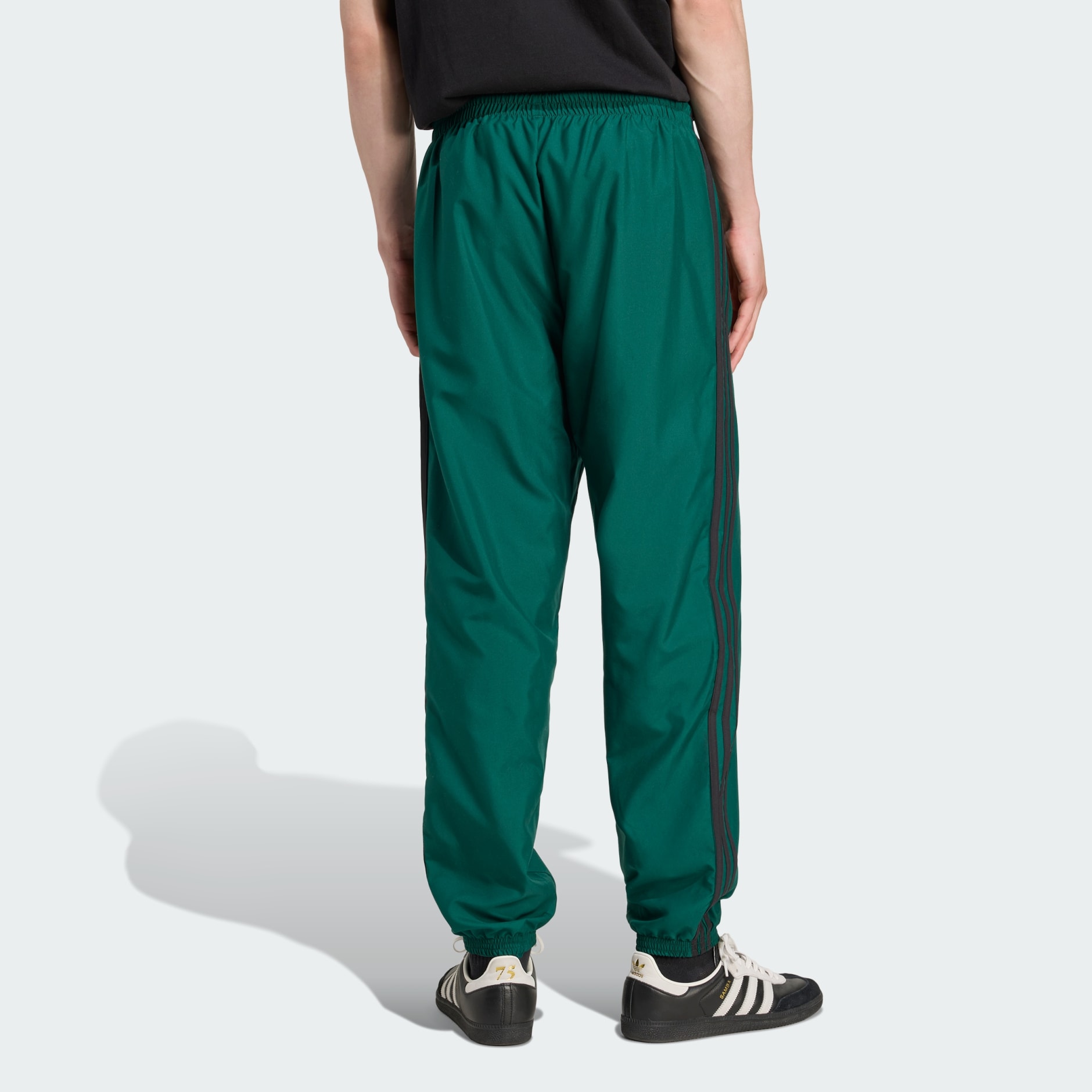 Clothing - Brushed Woven Track Pants - Green | adidas Oman