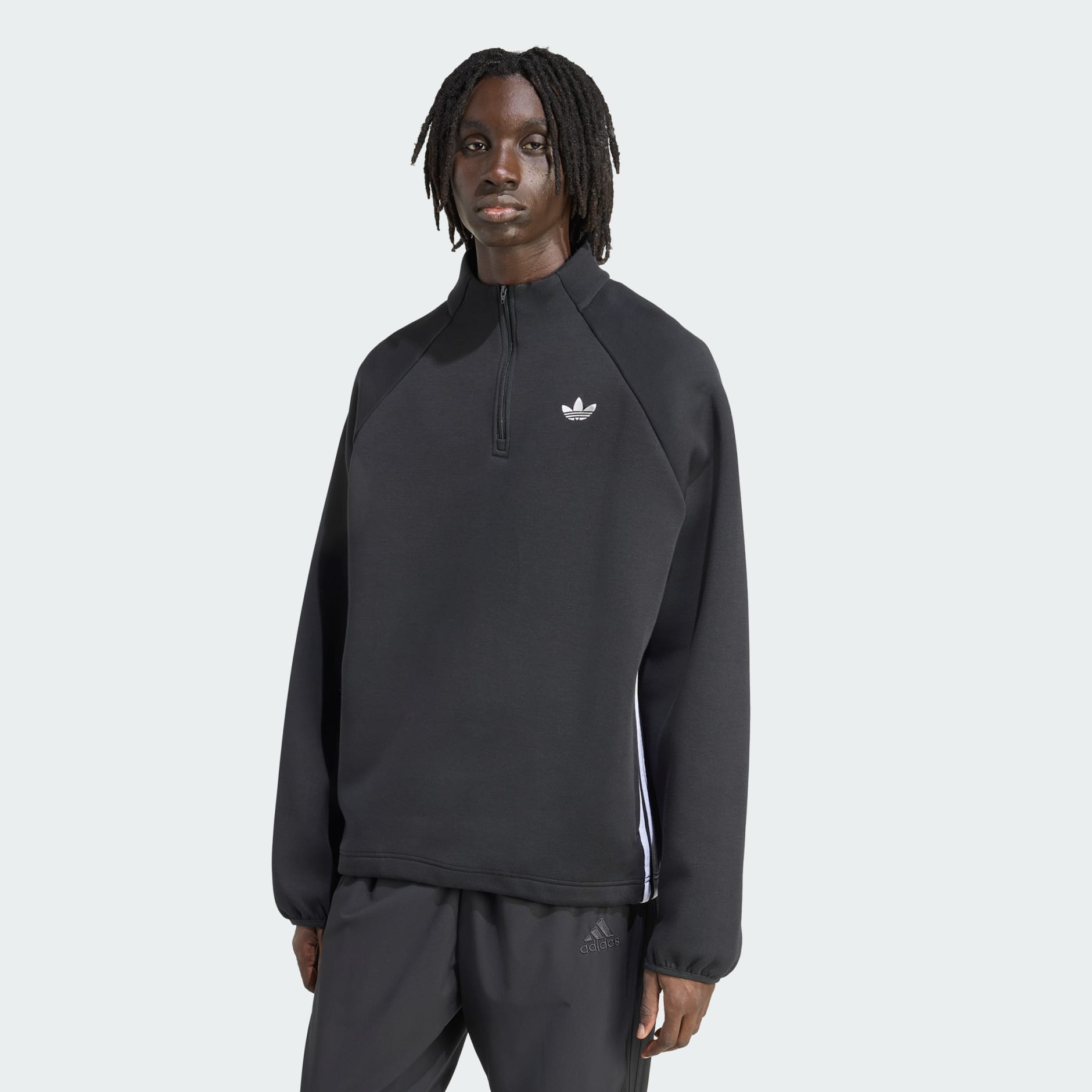 Sweatshirts - adidas Adicolor Spacer Drill Top - Black | adidas Oman