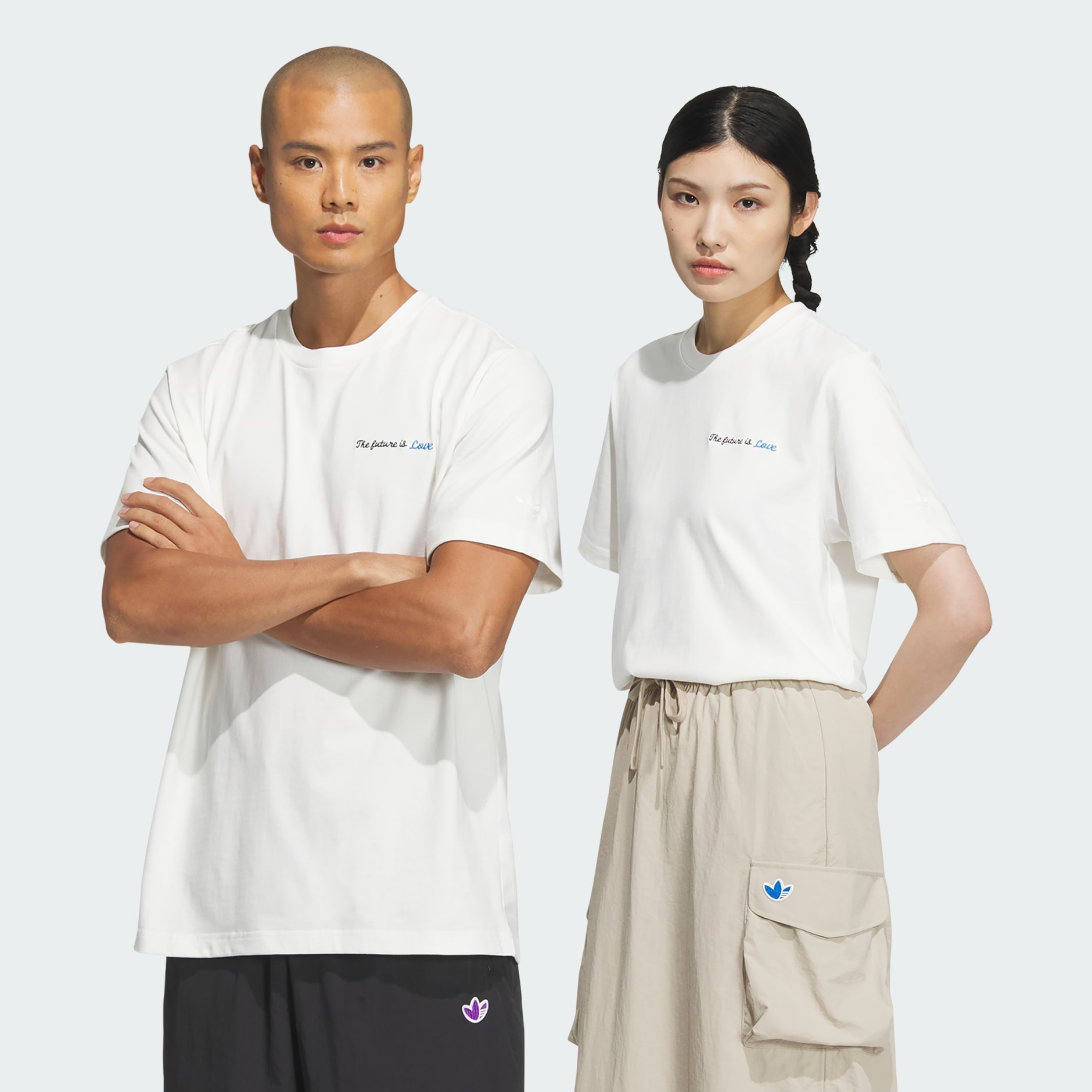 【adidas】ユニセックス◇CHINESE V-DAY GRAPHIC Tシャツ Chinese V-Day Graphic Tee - White | adidas Hong Kong
