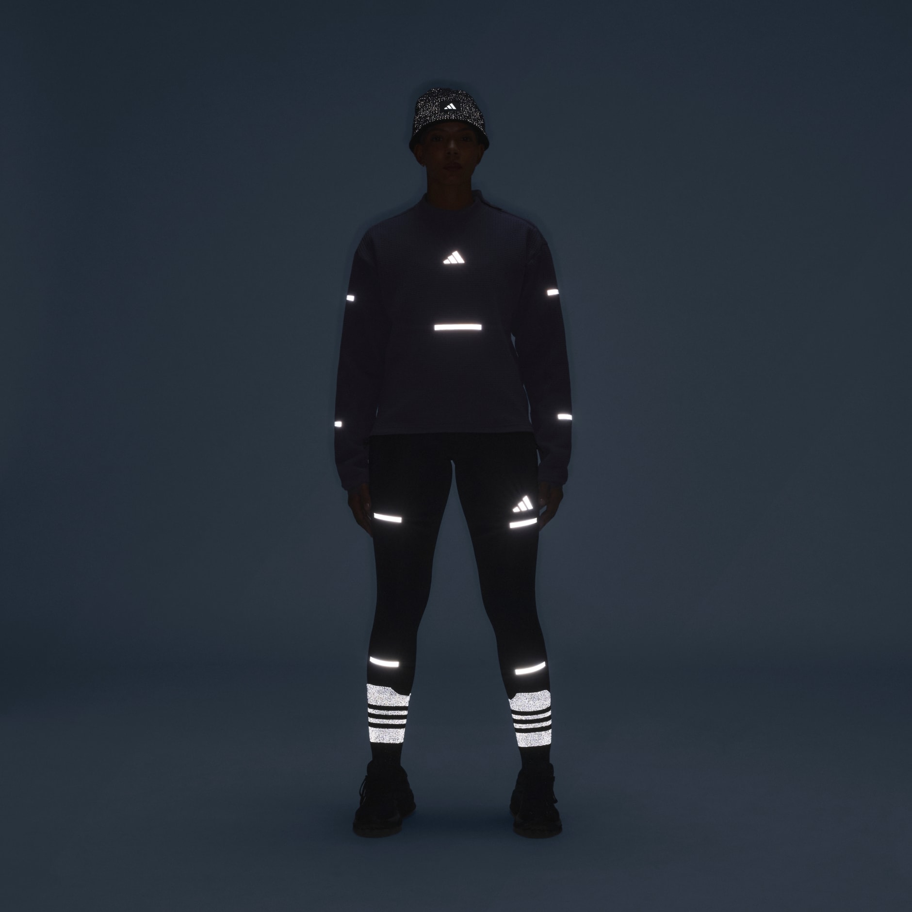 Bluză Adi365 De Alergare CLIMAWARM+ Cu Guler Rotund