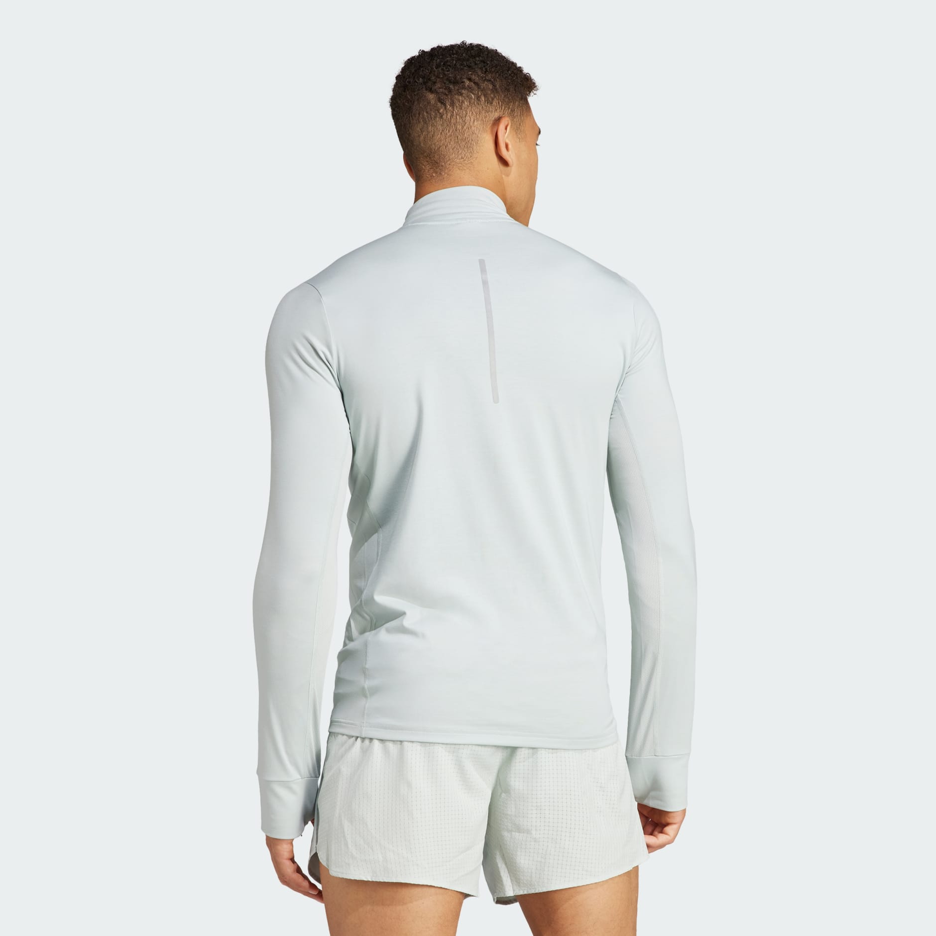 Clothing - Ultimate Long Sleeve Tee - Grey | adidas South Africa