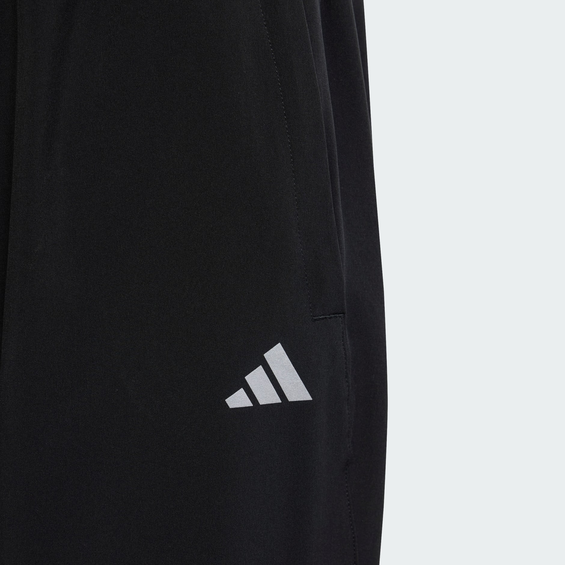 Pantaloni țesuți de antrenament AEROREADY pentru copii