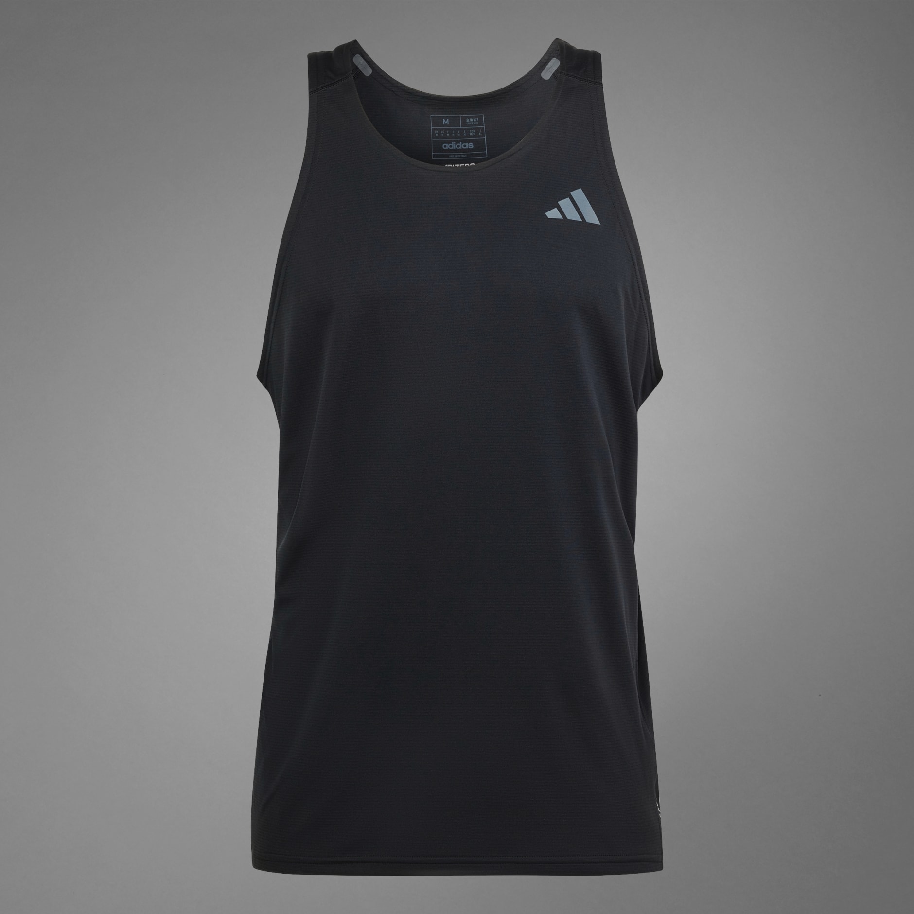 Clothing - Adizero Running Singlet - Black | adidas Israel