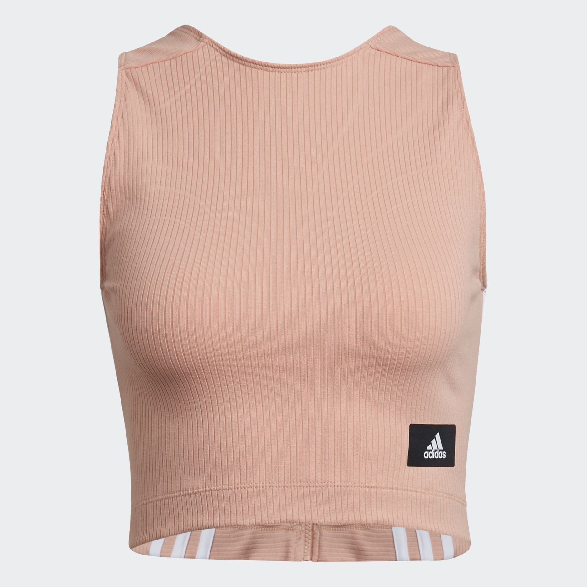 adidas Sportswear Cropped Ribbed Tank Top