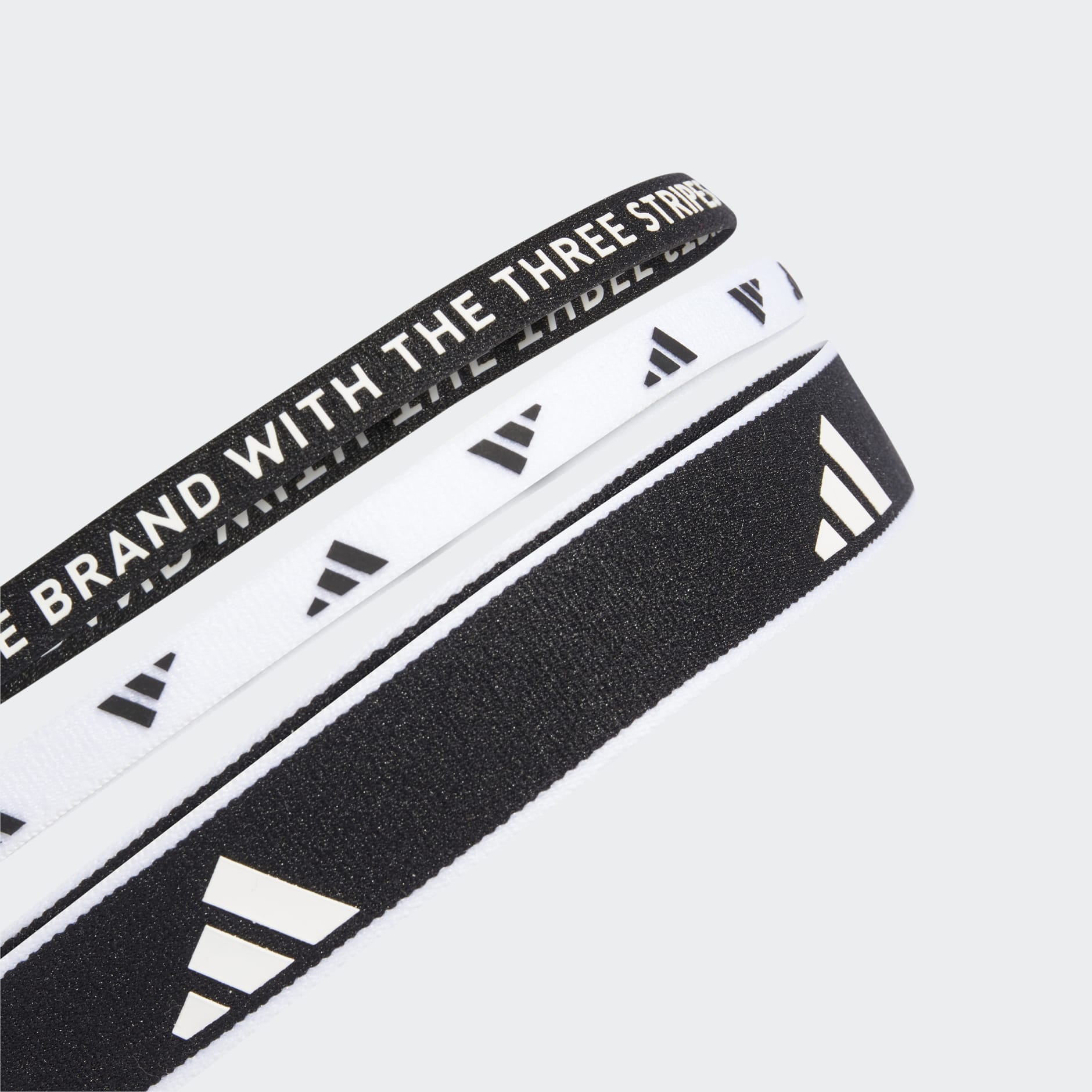 adidas Multiple Width Training Headbands 3 Per Pack Black adidas UAE