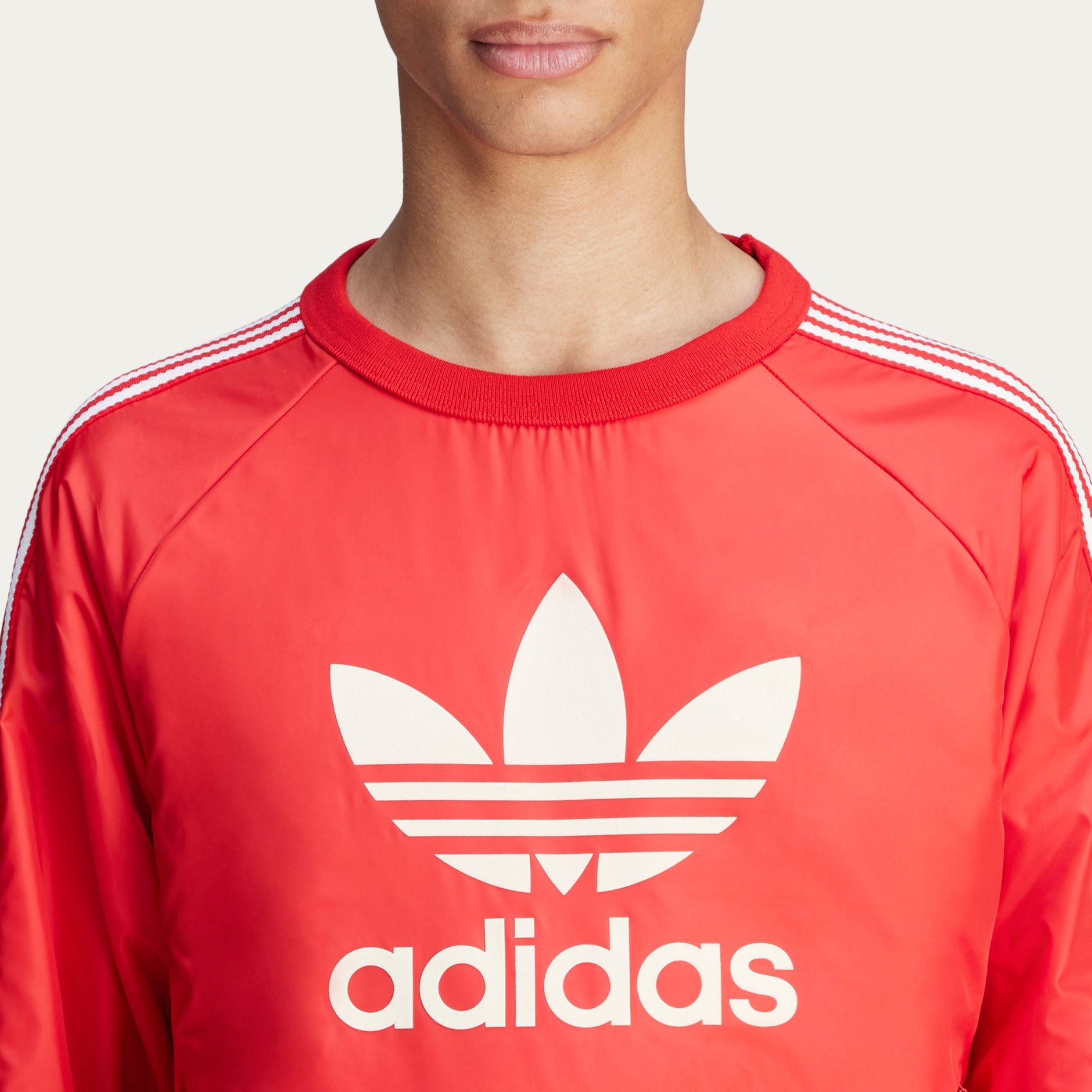 Wales Bonner Nylon Crew Jersey - Red | adidas Hong Kong