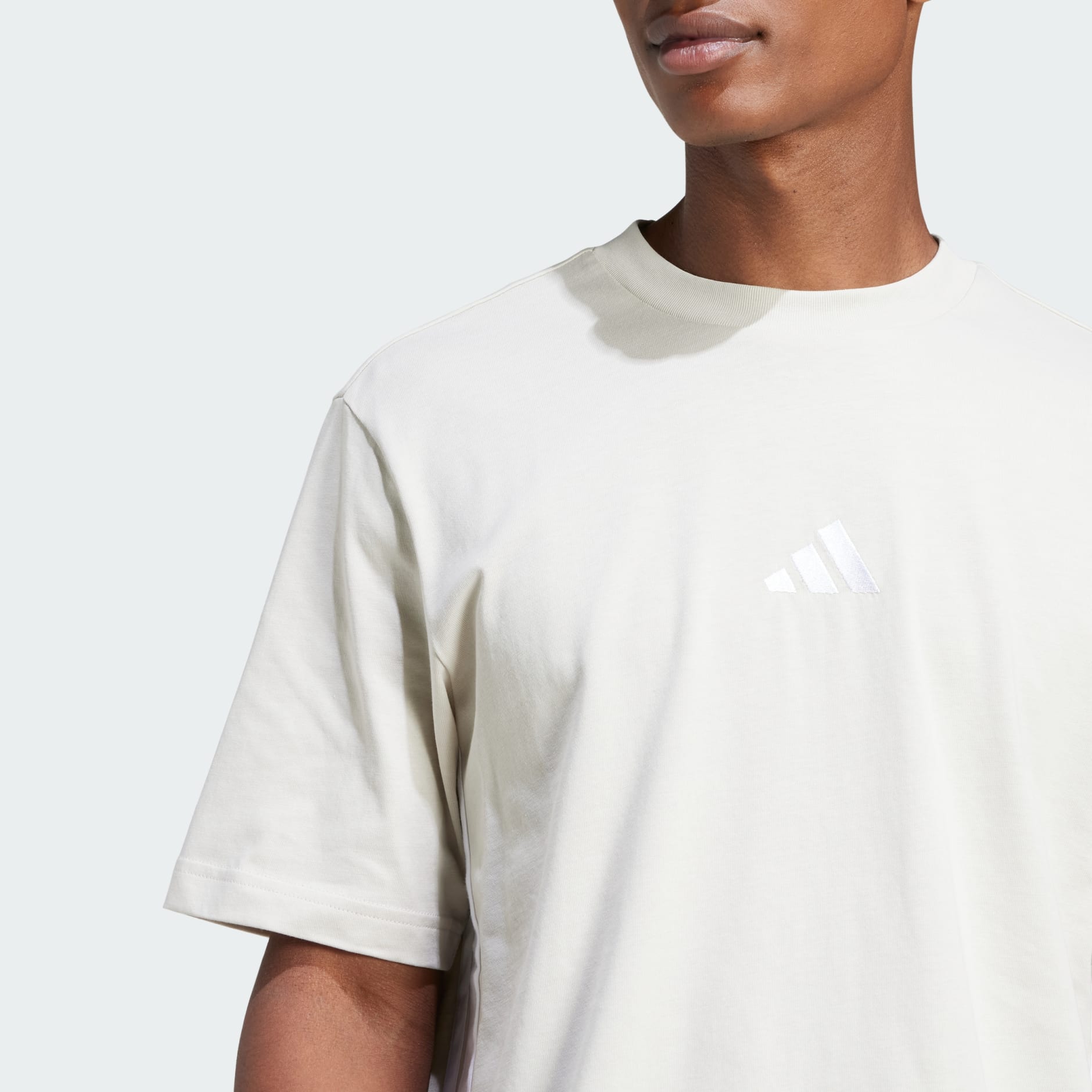 Essentials 3-Stripes Single Jersey Tee