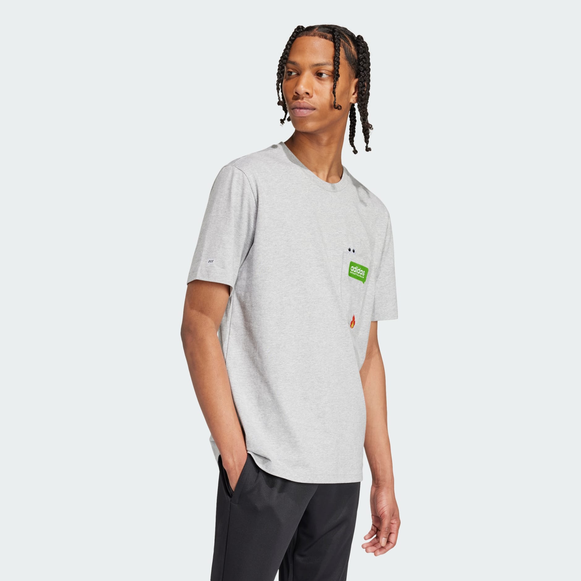 Tricou cu imprimeu Remoji Pocket