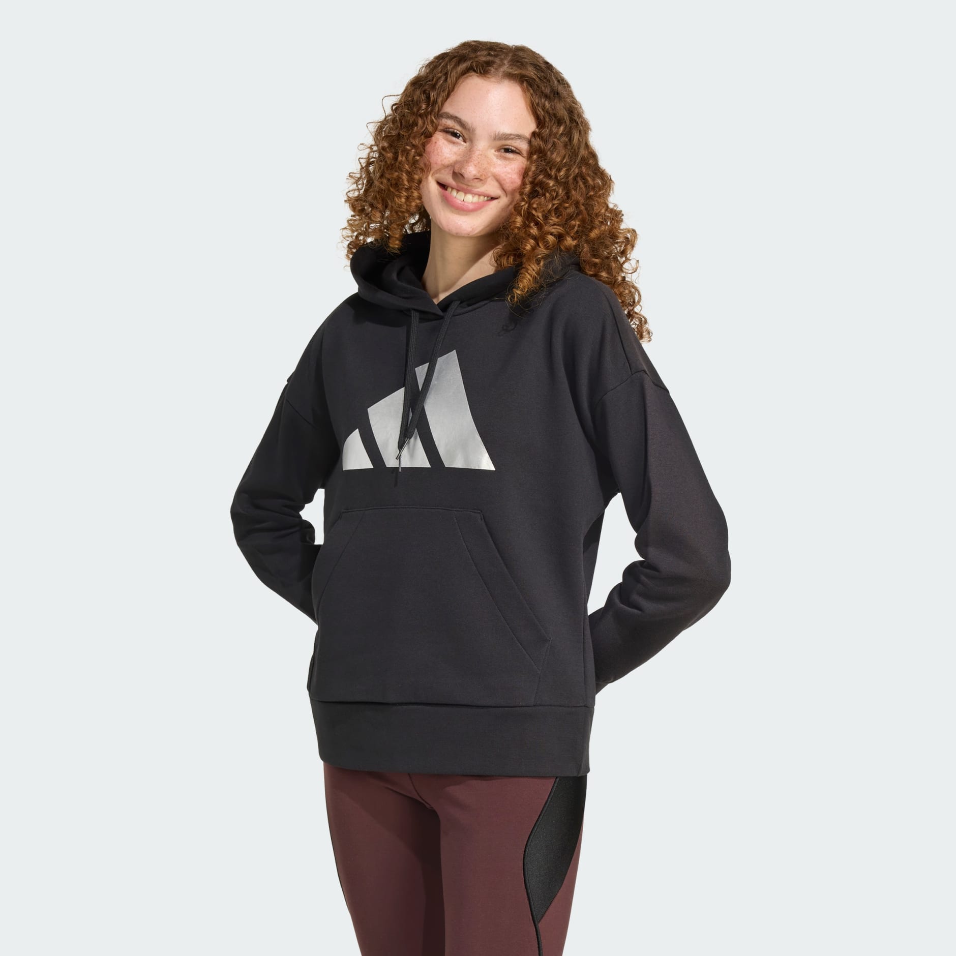 Holiday Metallic Graphic Hoodie