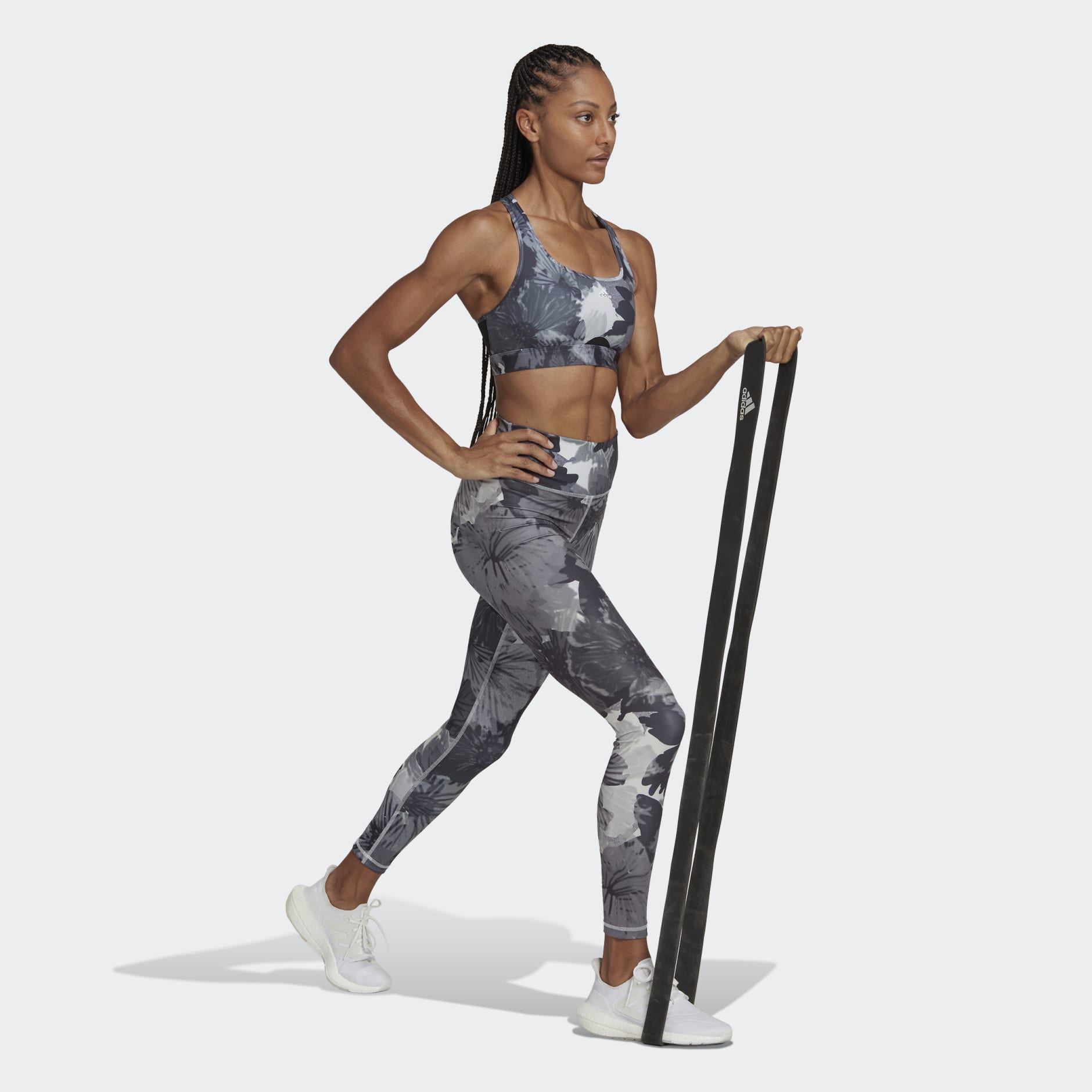 Powerreact Training Medium-Support Allover Print Bra