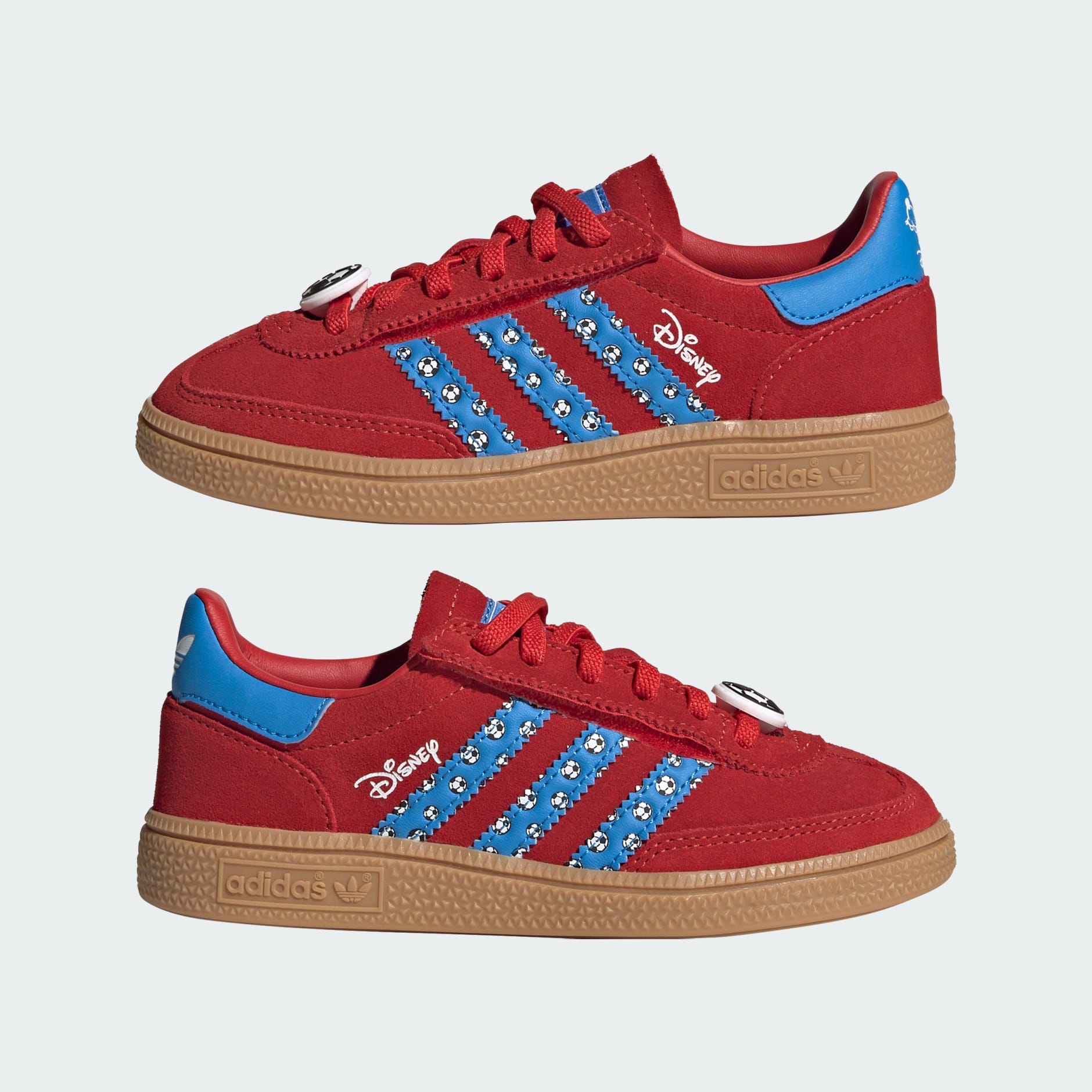 TENIS HANDBALL SPEZIAL ADIDAS DISNEY CON CORDONES EL&Aacute;STICOS Y TIRA AJUSTABLE
