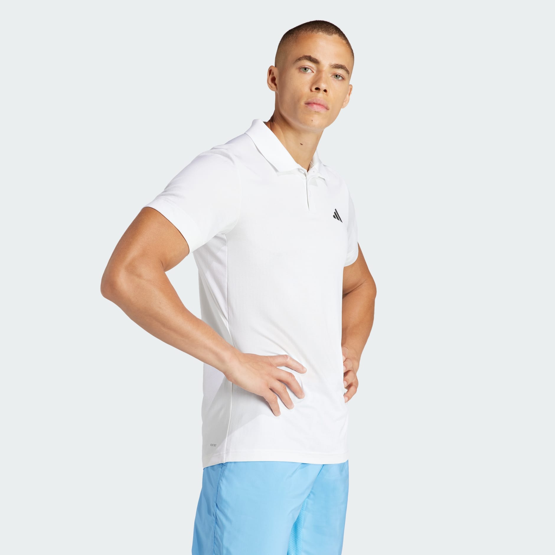 adidas Tennis FreeLift Polo Shirt - White | adidas UAE