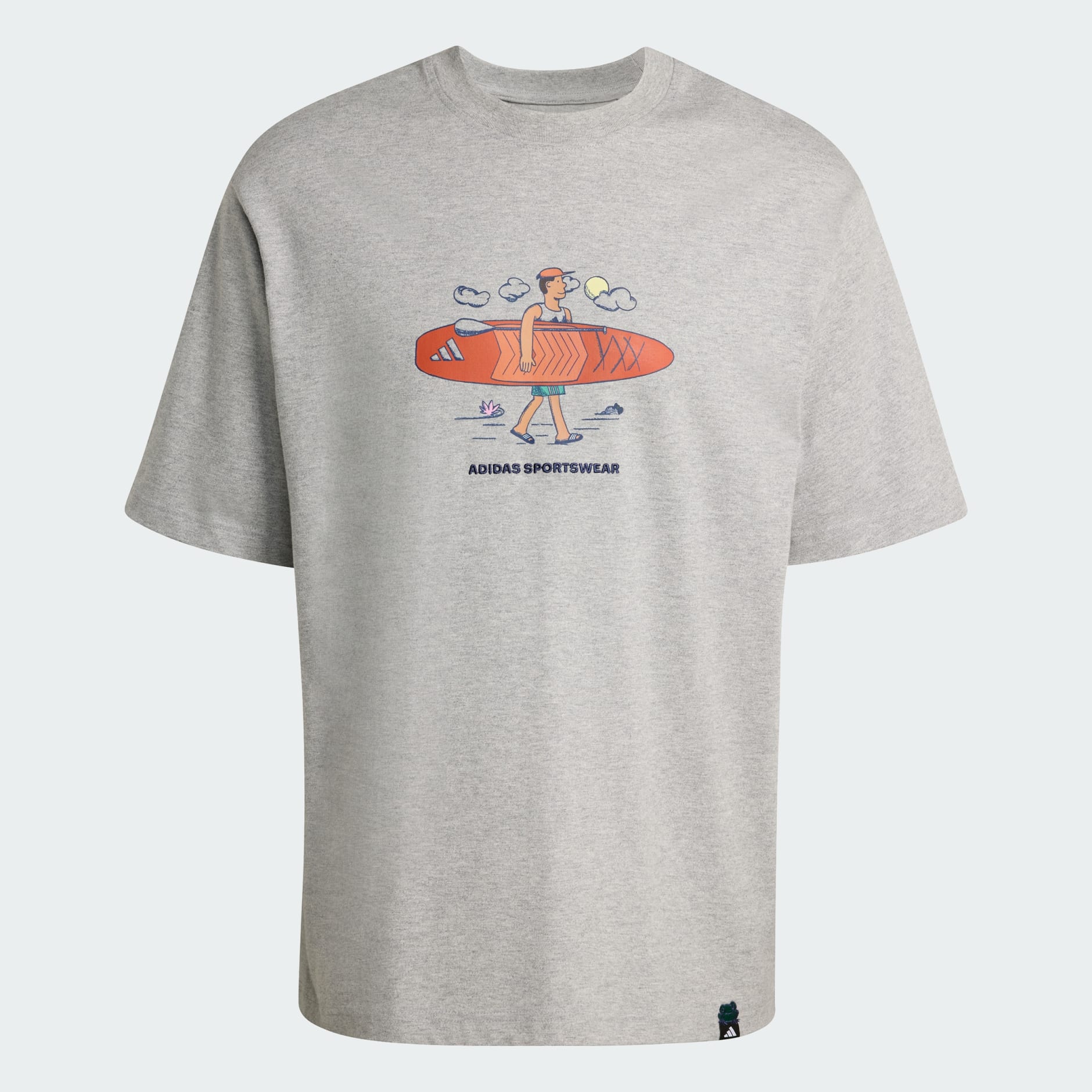DOODLE STAND-UP PADDLE GRAPHIC T-SHIRT