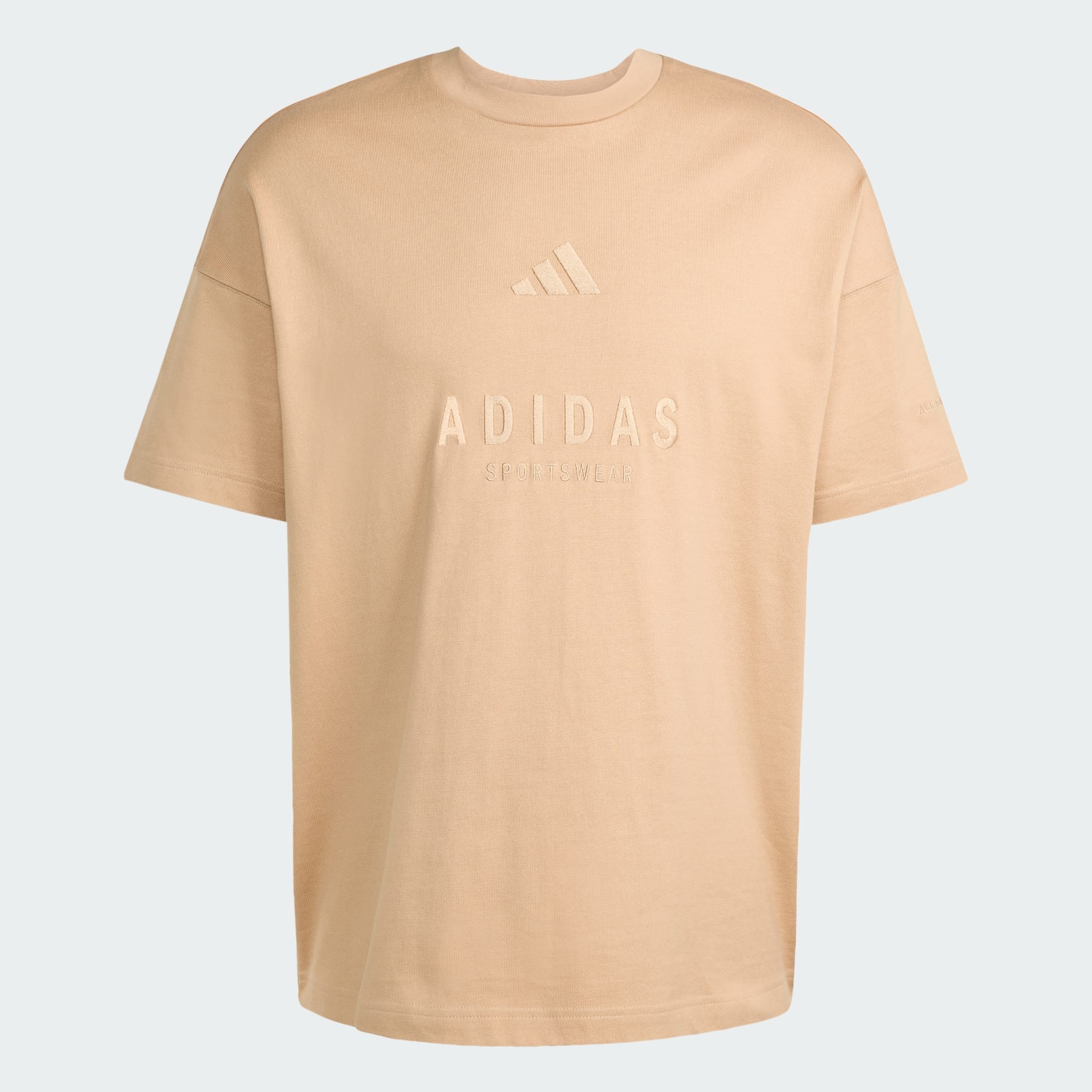 Clothing - ALL SZN Embroidered Graphics Tee - Brown | adidas
