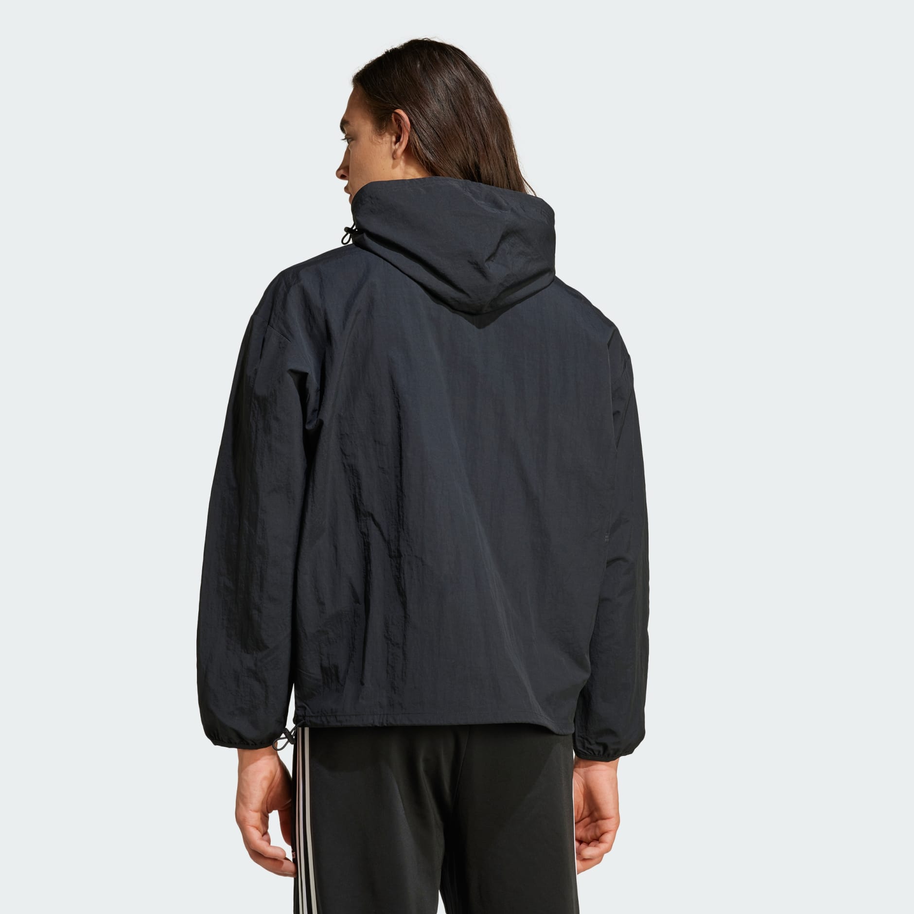City Escape Woven Hoodie - Black | adidas Hong Kong