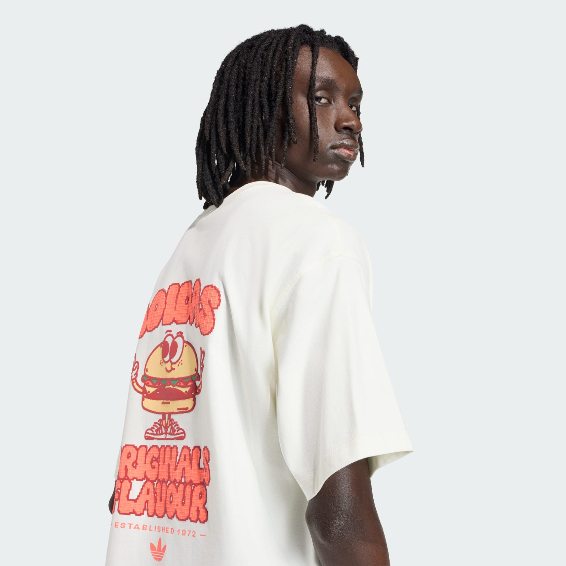 Tricou Pixelated Burget Character Graphic