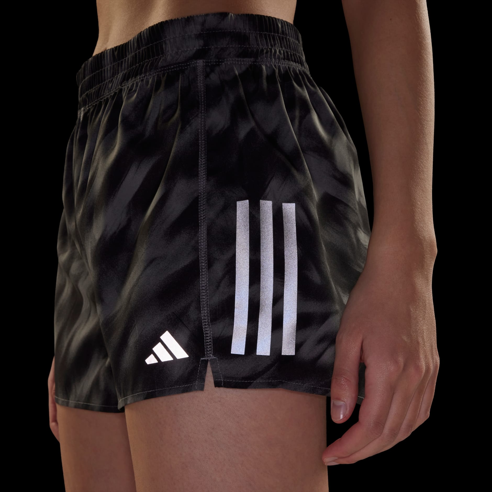 Own The Run Allover Print Shorts