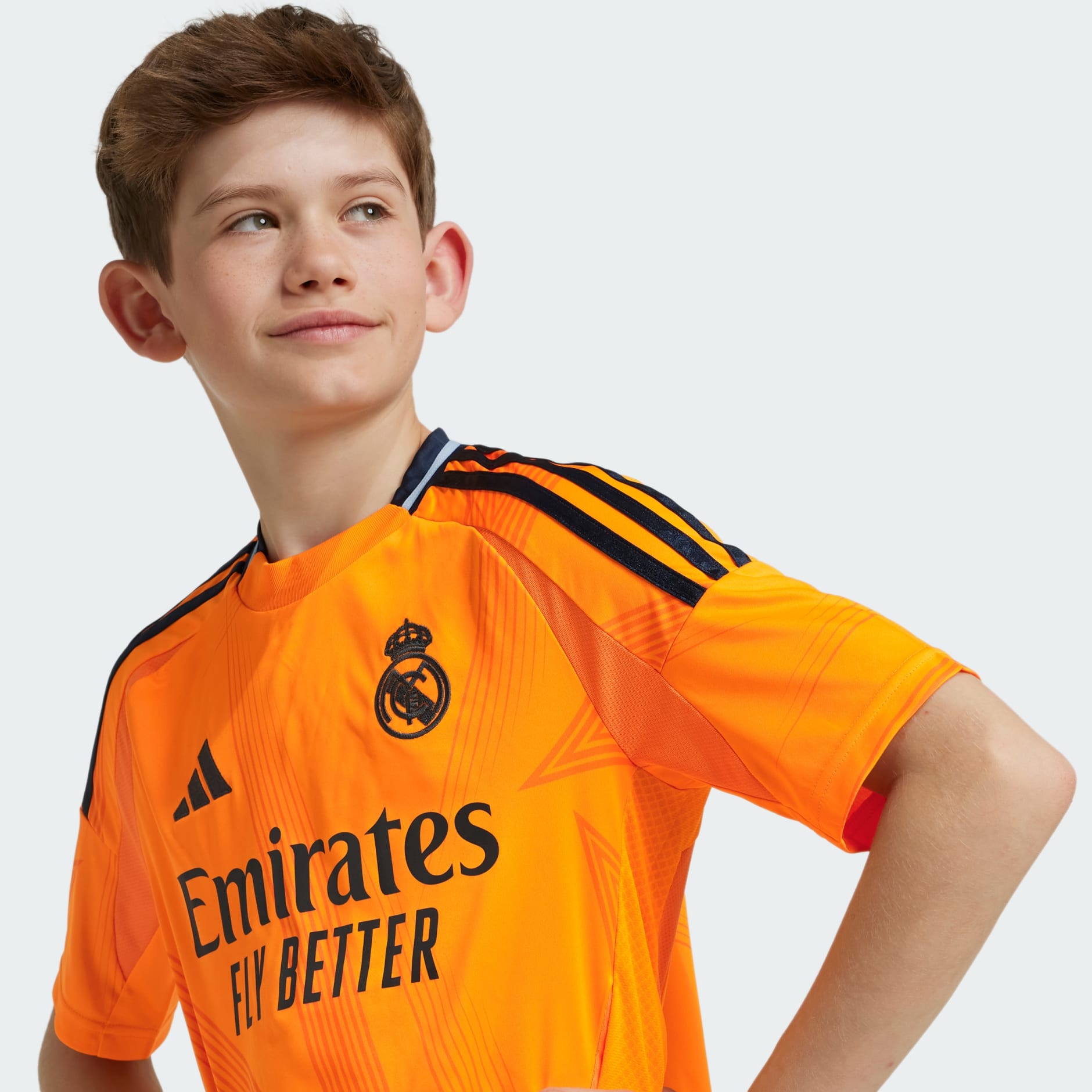 adidas Real Madrid 24/25 Away Jersey Kids - Orange | adidas UAE