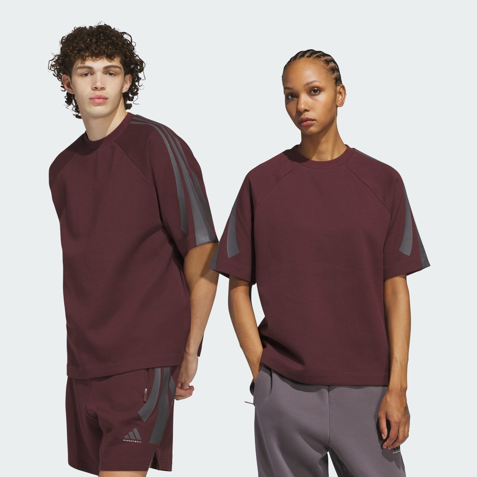 سُترة adidas Basketball Short Sleeve (للجنسين)