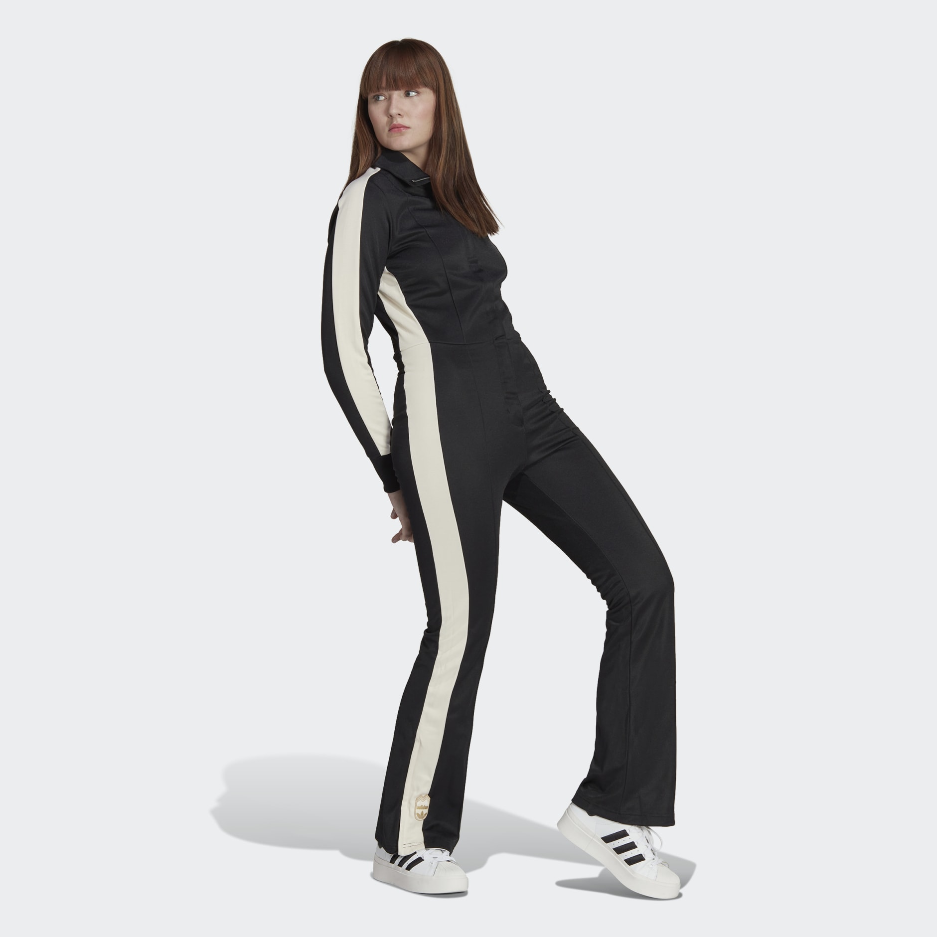 Women's Clothing - adidas Ski Chic Jumpsuit - Black | adidas Saudi Arabia