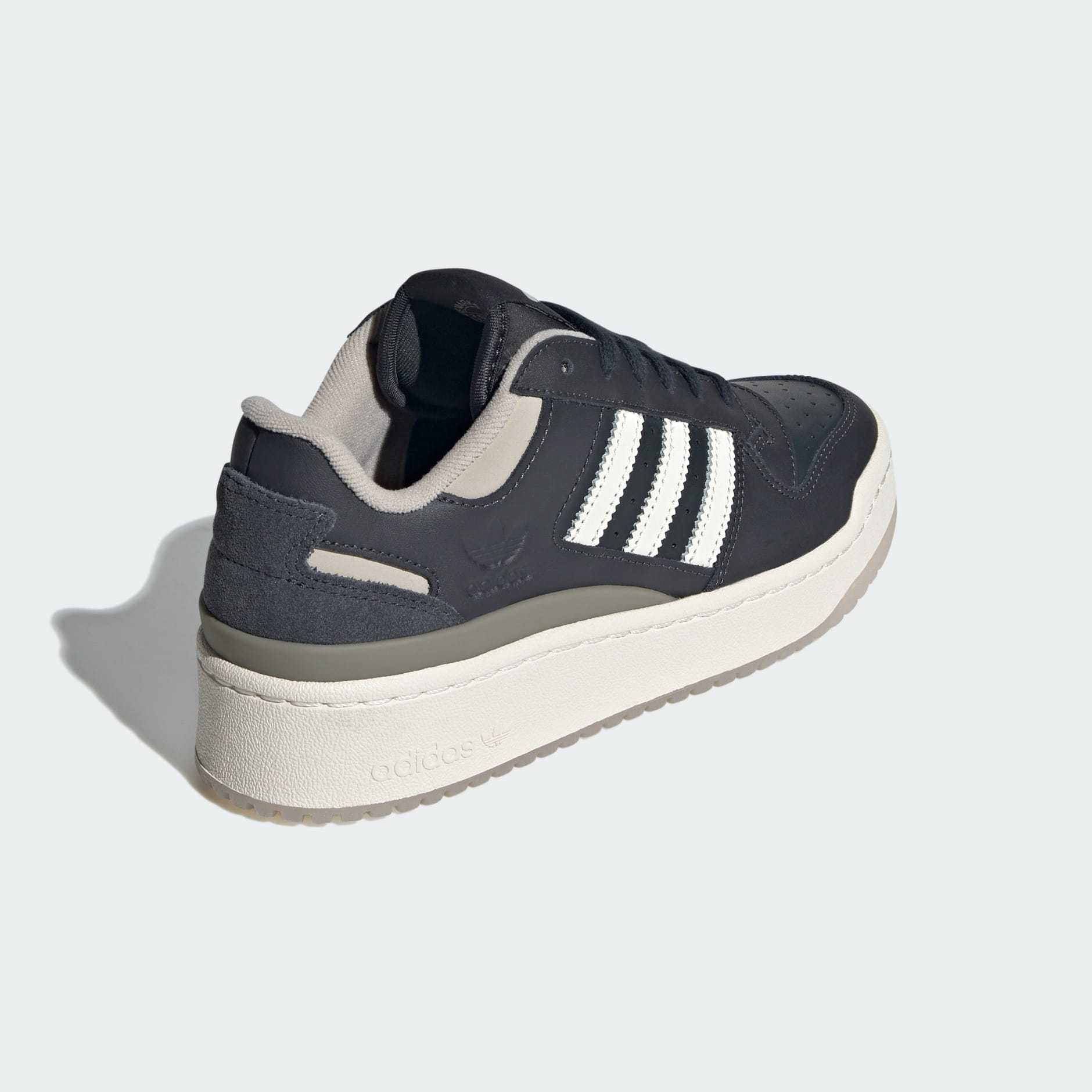 Adidas shoes grey with clearance black stripes