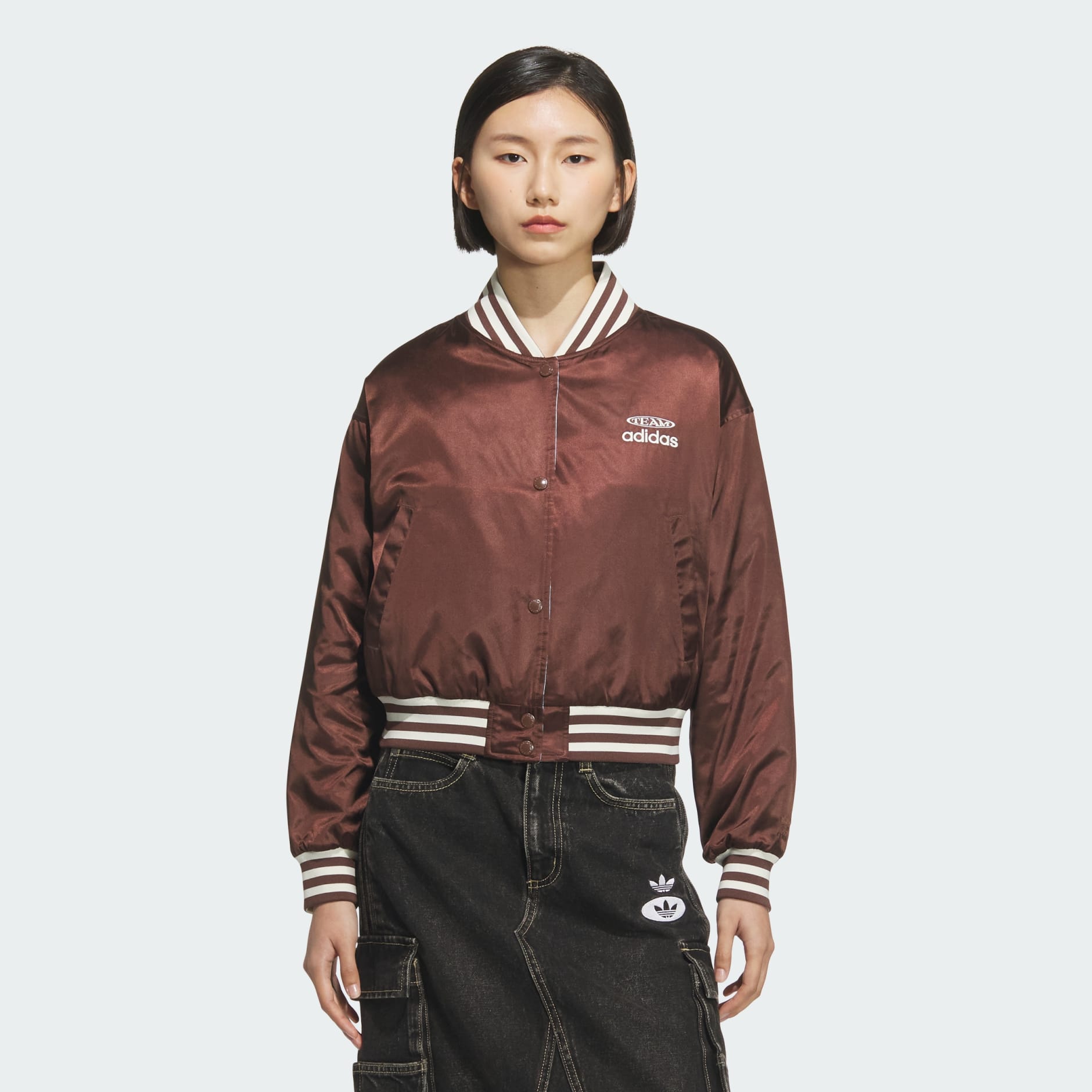 TEAM ADIDAS CROPPED PADDED JACKET