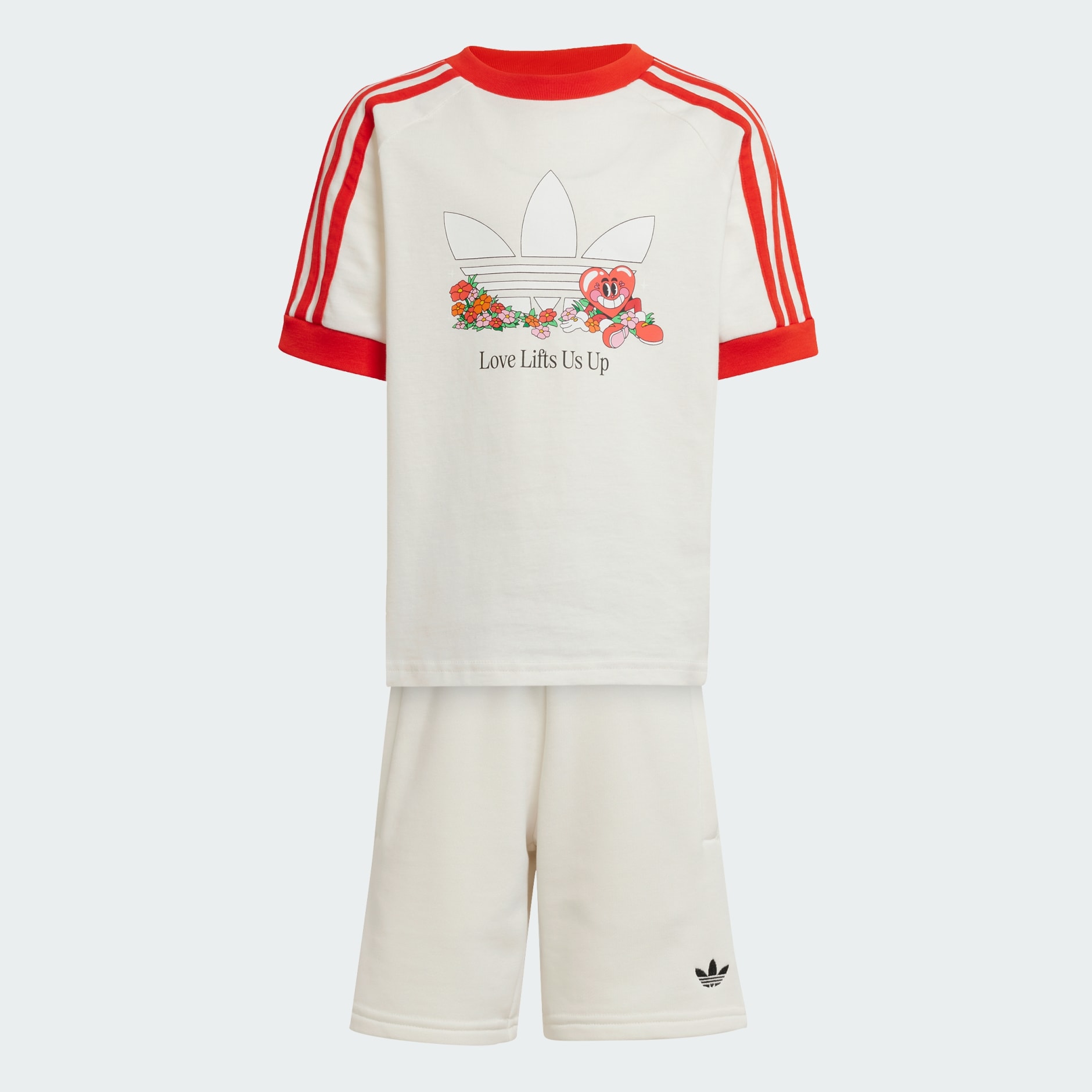 adidas Originals 童裝短褲及 T 恤套裝