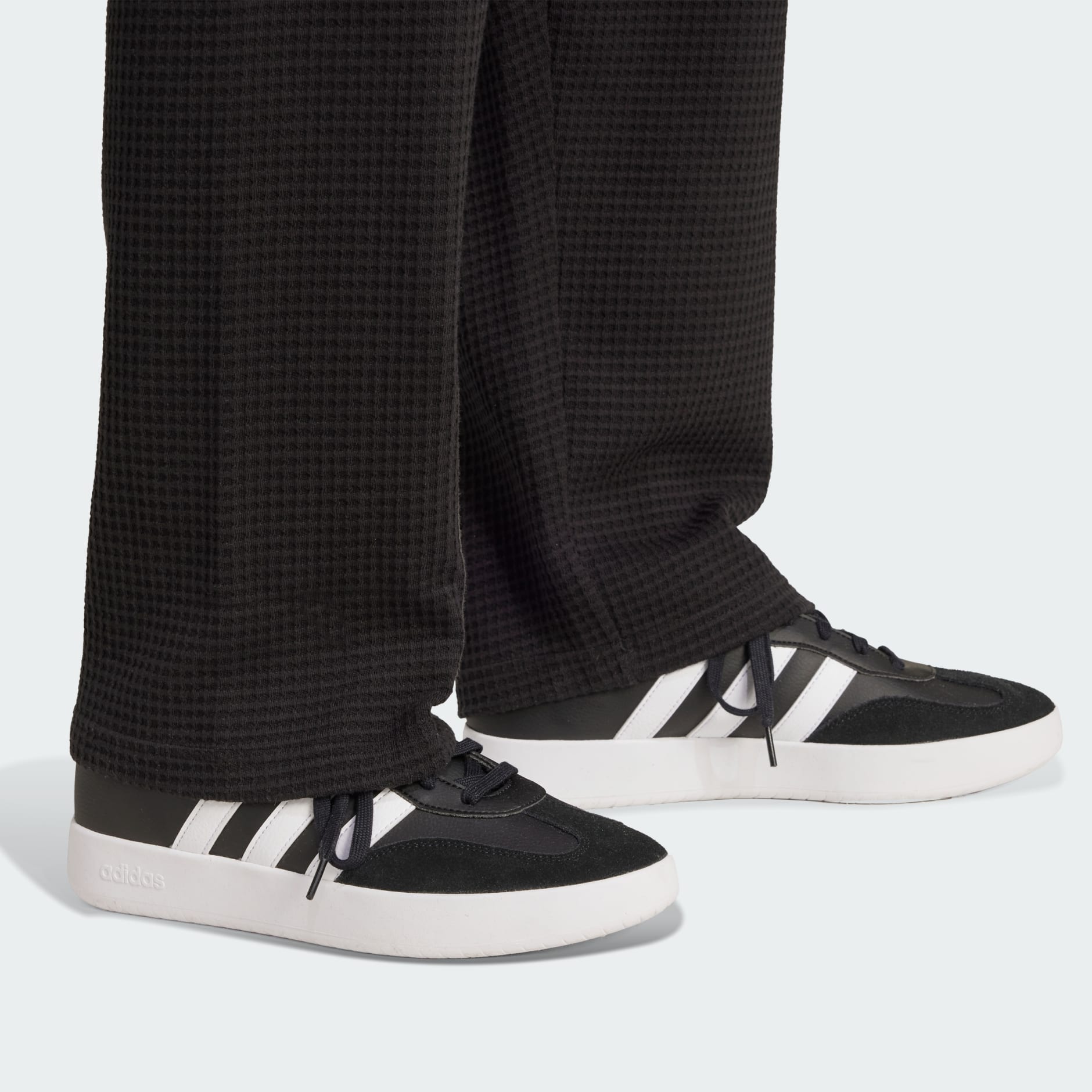 ALL SZN Waffle Knit Open Hem Pants