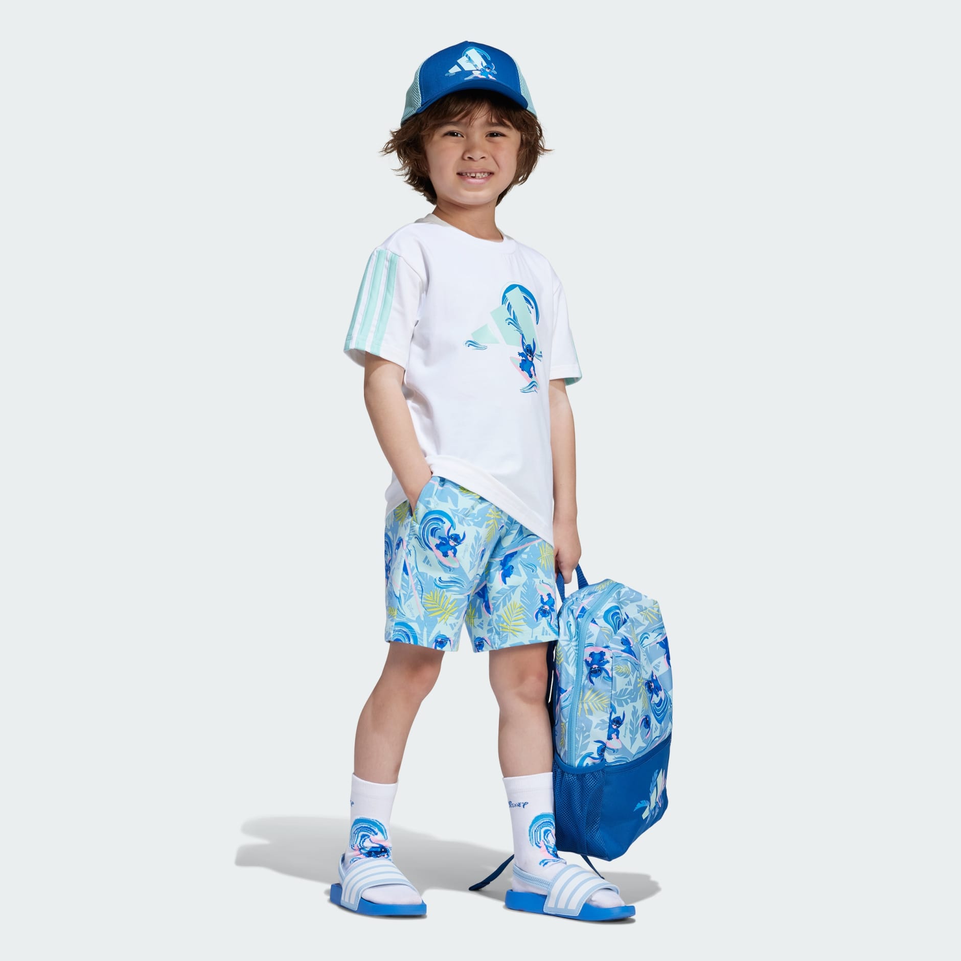 ADIDAS DISNEY LILO & STITCH T 恤套裝