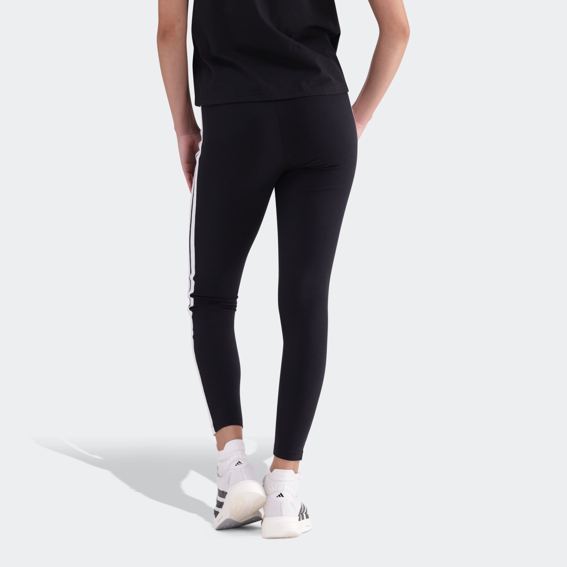 Essentials 3-Stripes Cotton Leggings