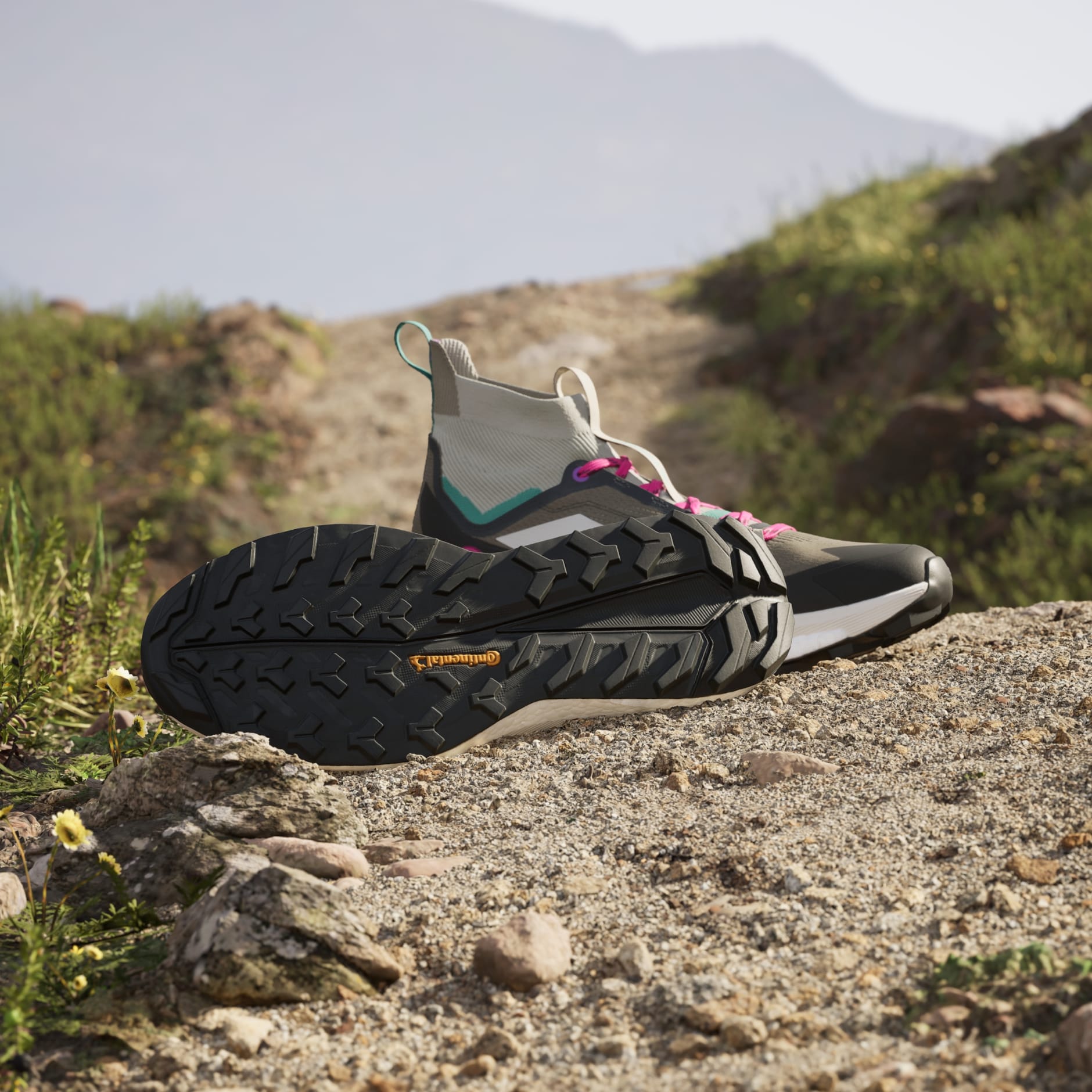 Men's Shoes - Terrex Free Hiker 2.0 Hiking Shoes - Green | adidas Egypt