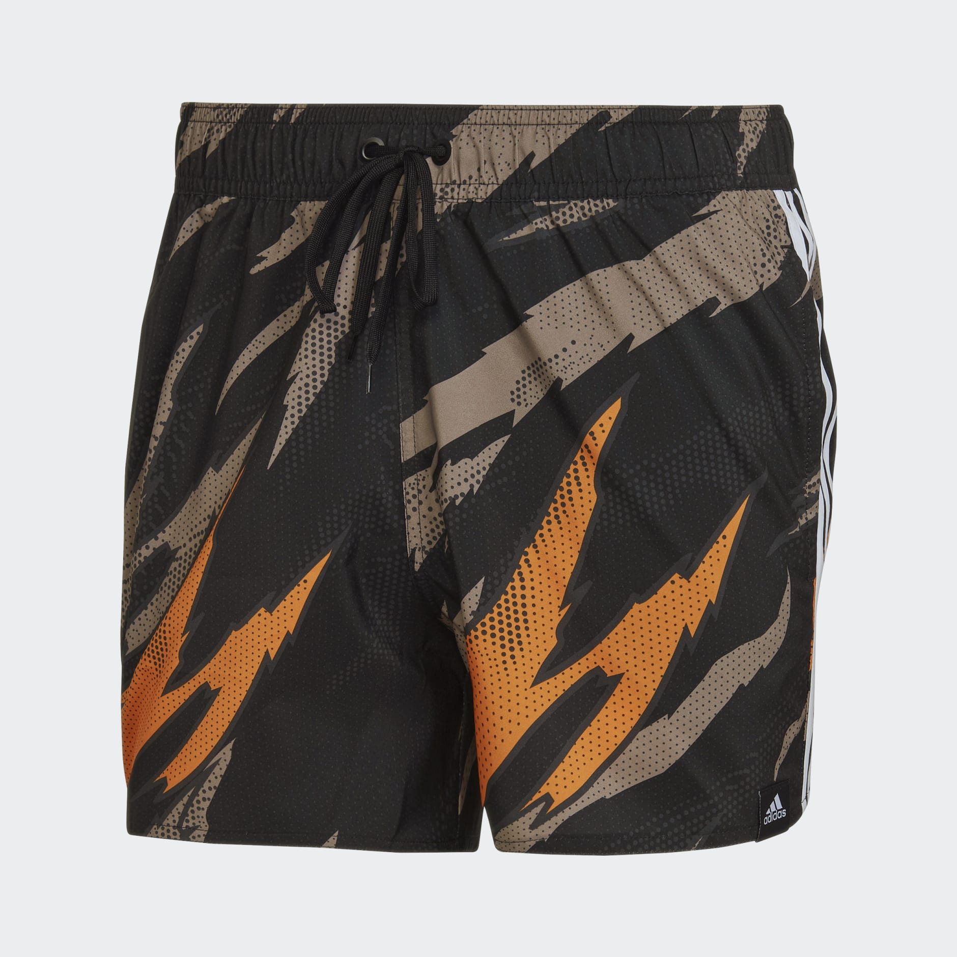 Very Short Length Graphic Swim Shorts