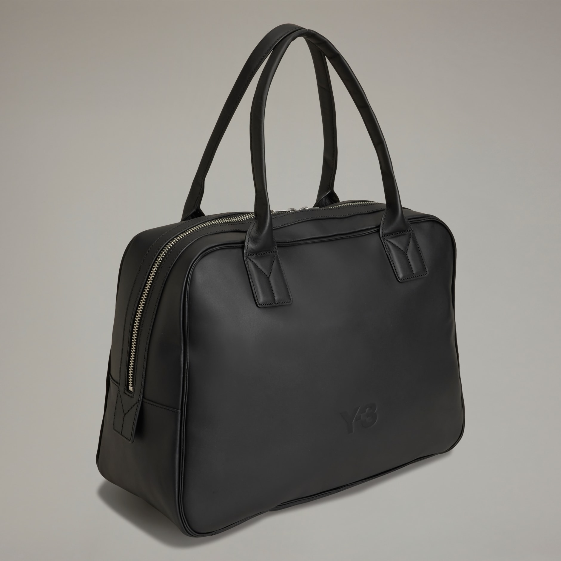 Y-3 Leather Airliner Bag