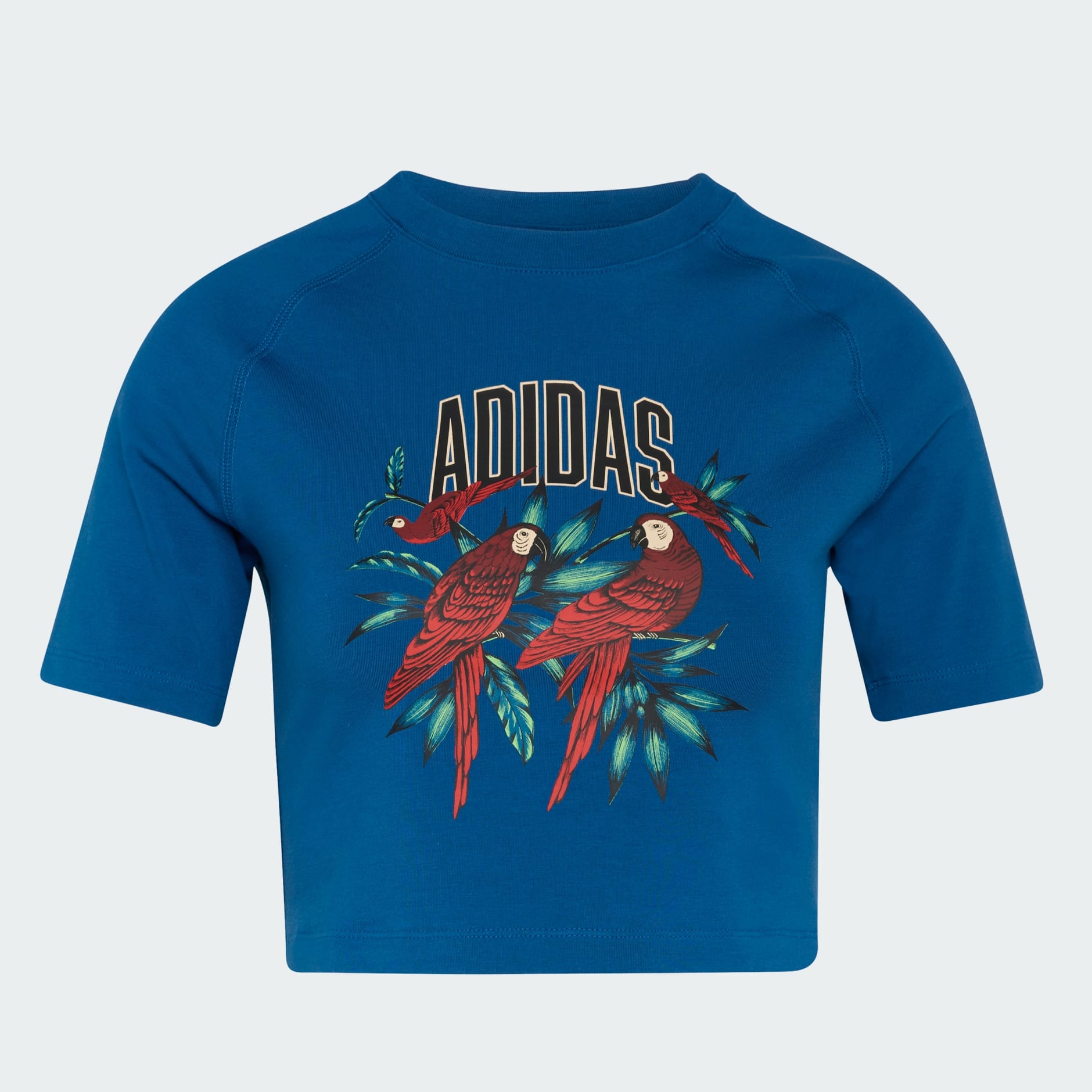 ADIDAS x FARM RIO GRAPHIC T-SHIRT CROPPED