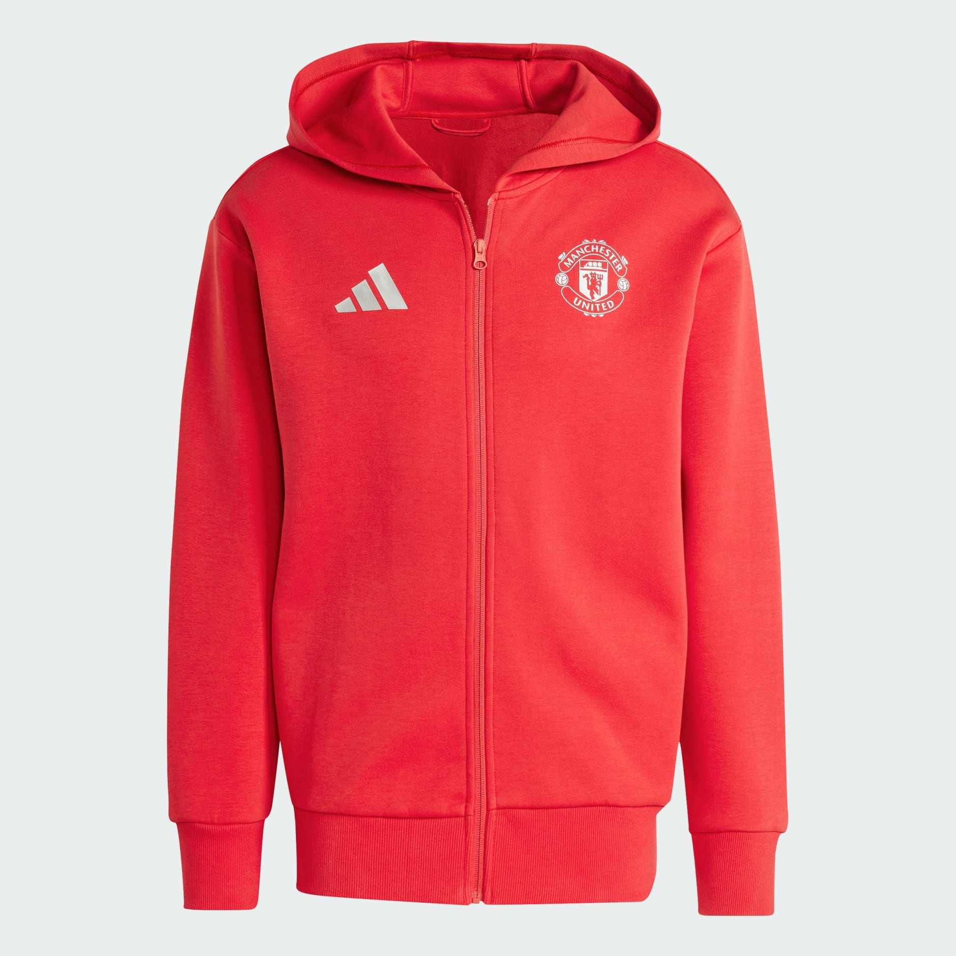 adidas Manchester United Anthem Jacket Red adidas UAE