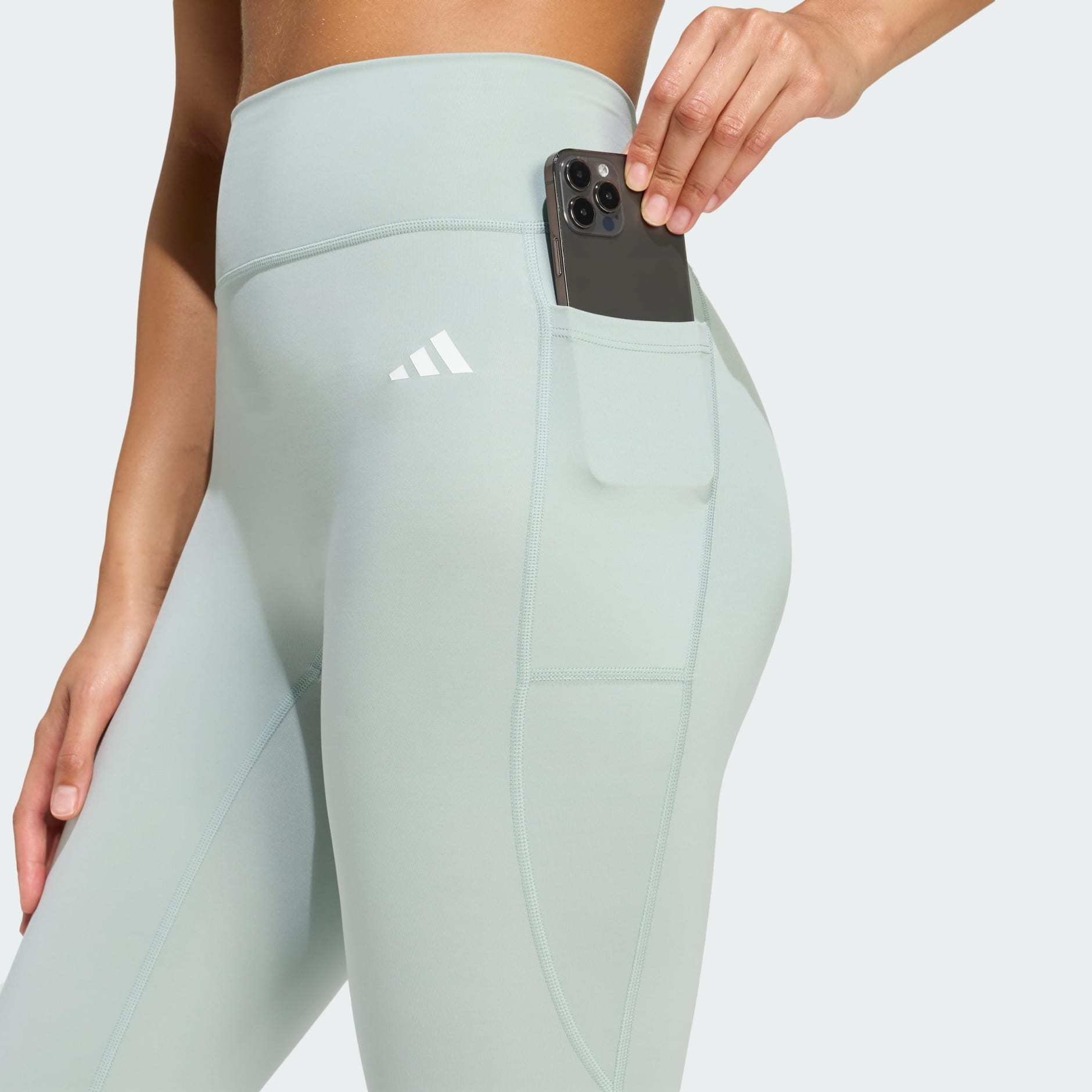 Optim&eacute; Essentials No Front Rise Seam 7/8 Leggings
