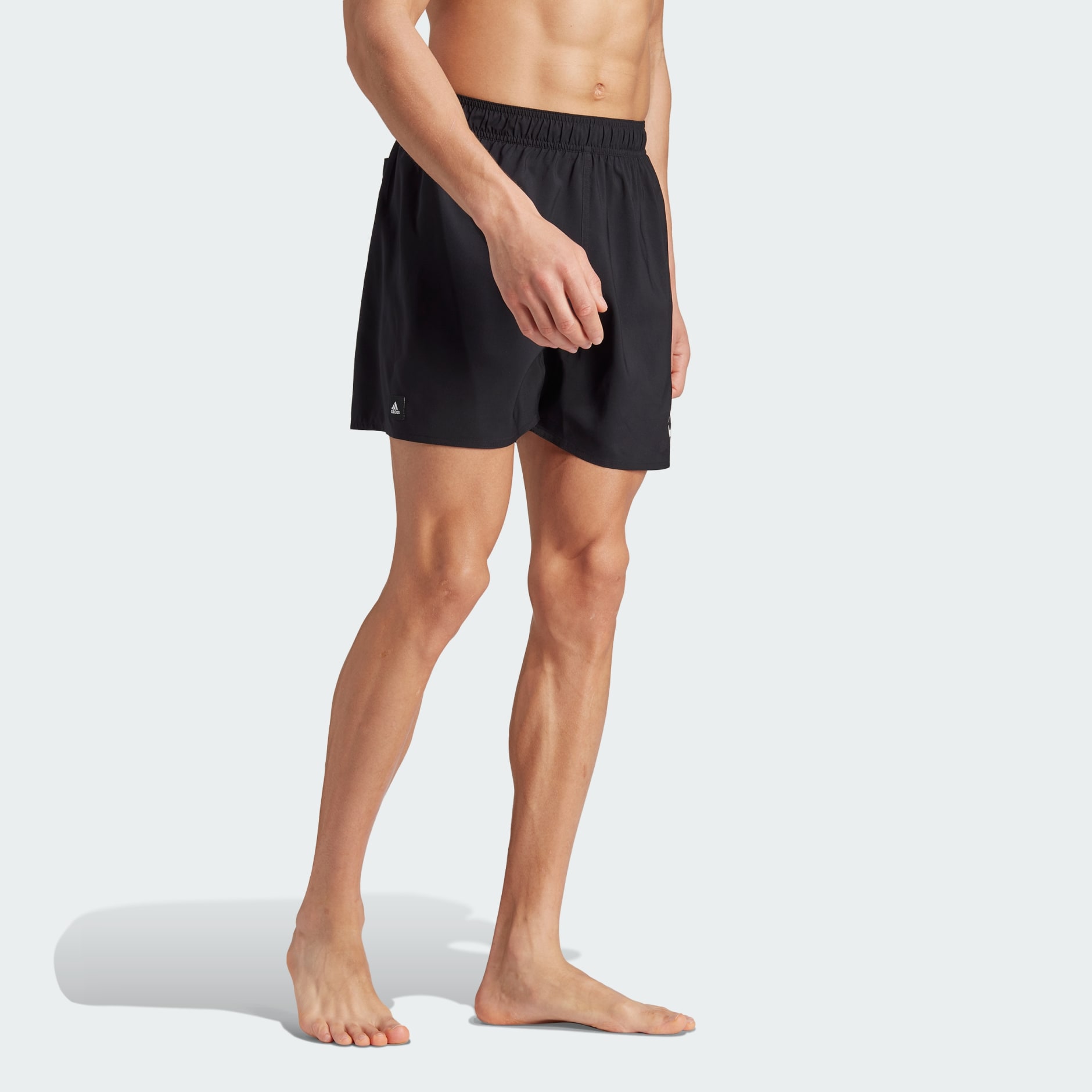 Men\'s Clothing - Big Short-Length | Swim - adidas Logo Black CLX Shorts Oman