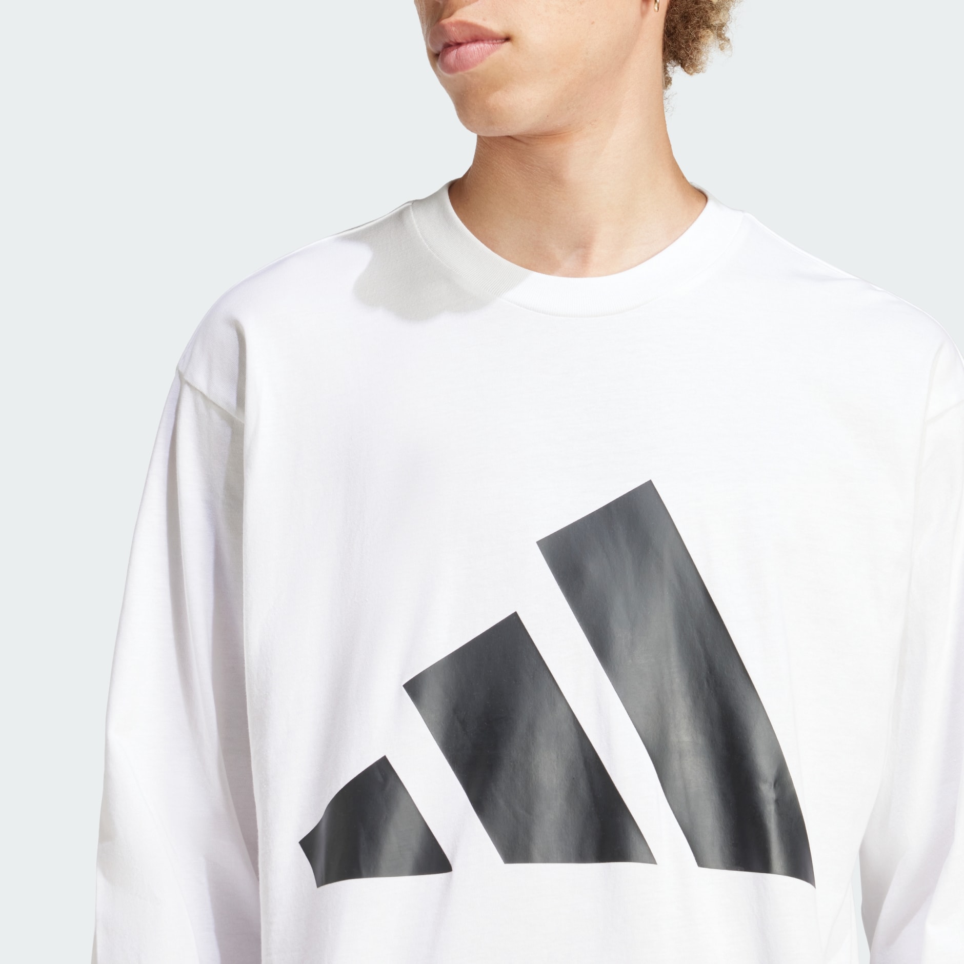 Essentials Big Logo Single Jersey Long Sleeve Tee